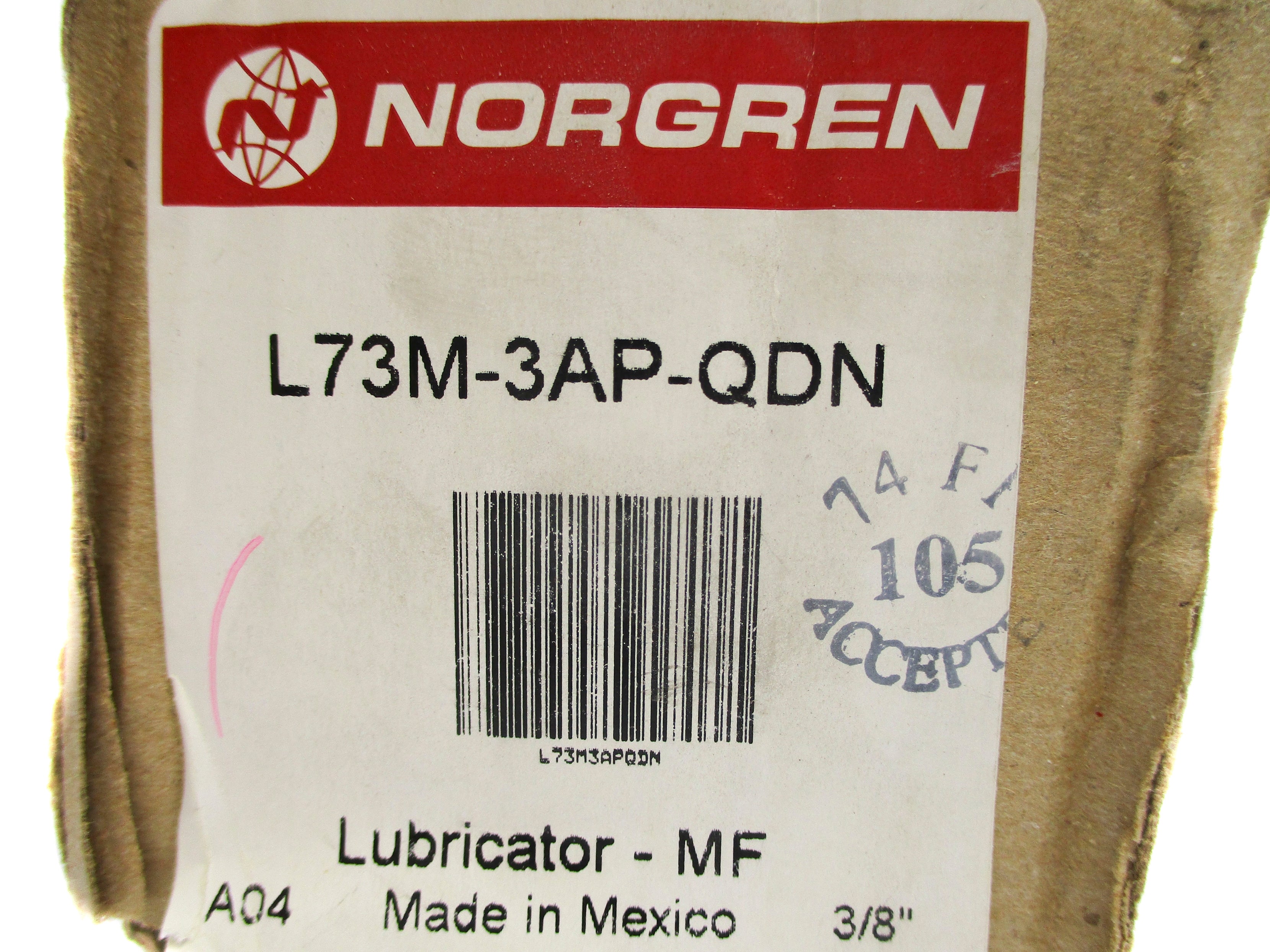 NORGREN L73M-3AP-QDN 250PSIG NSMP