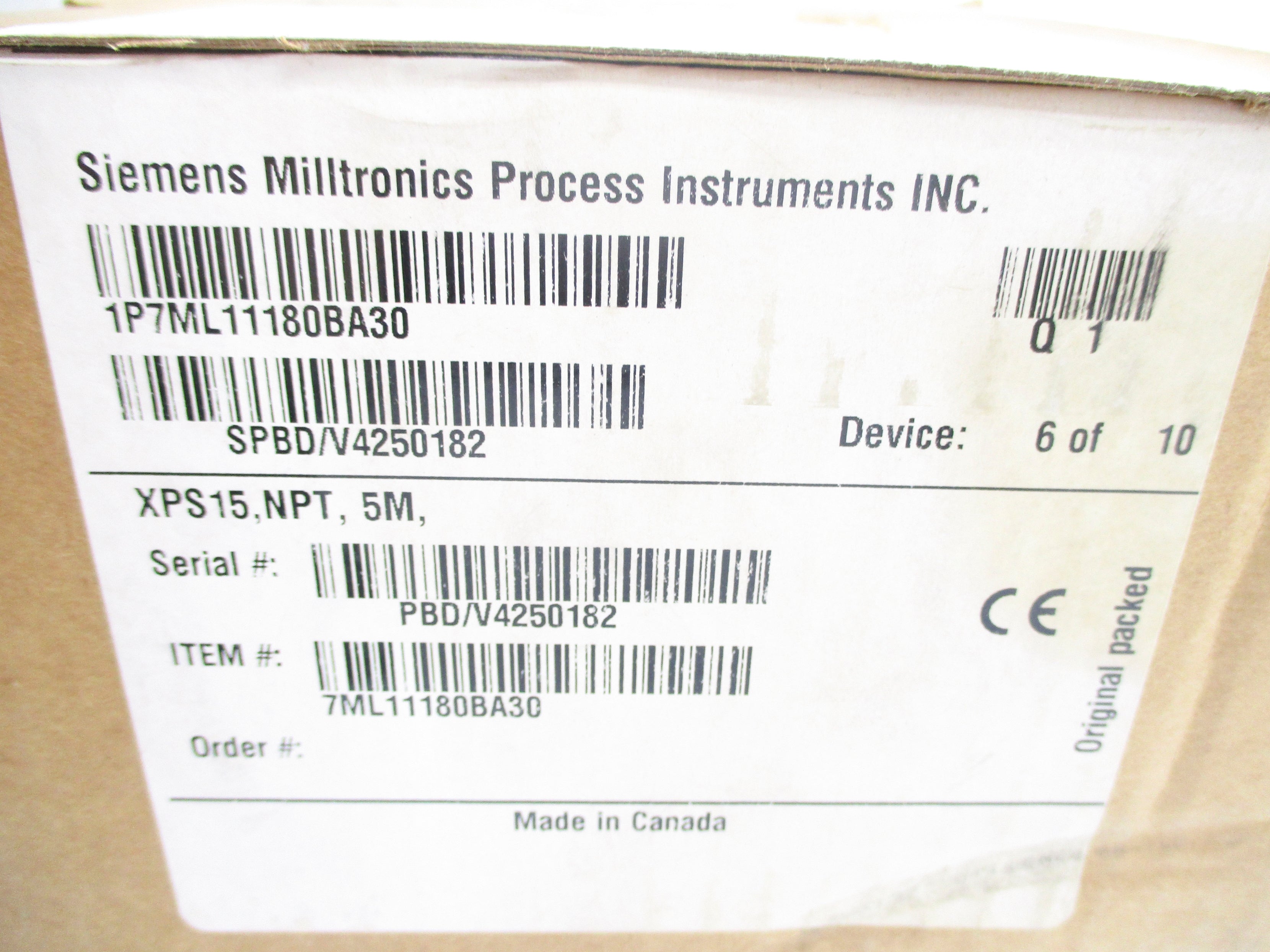 SIEMENS 7ML11180BA30 XPS-15 NSMP