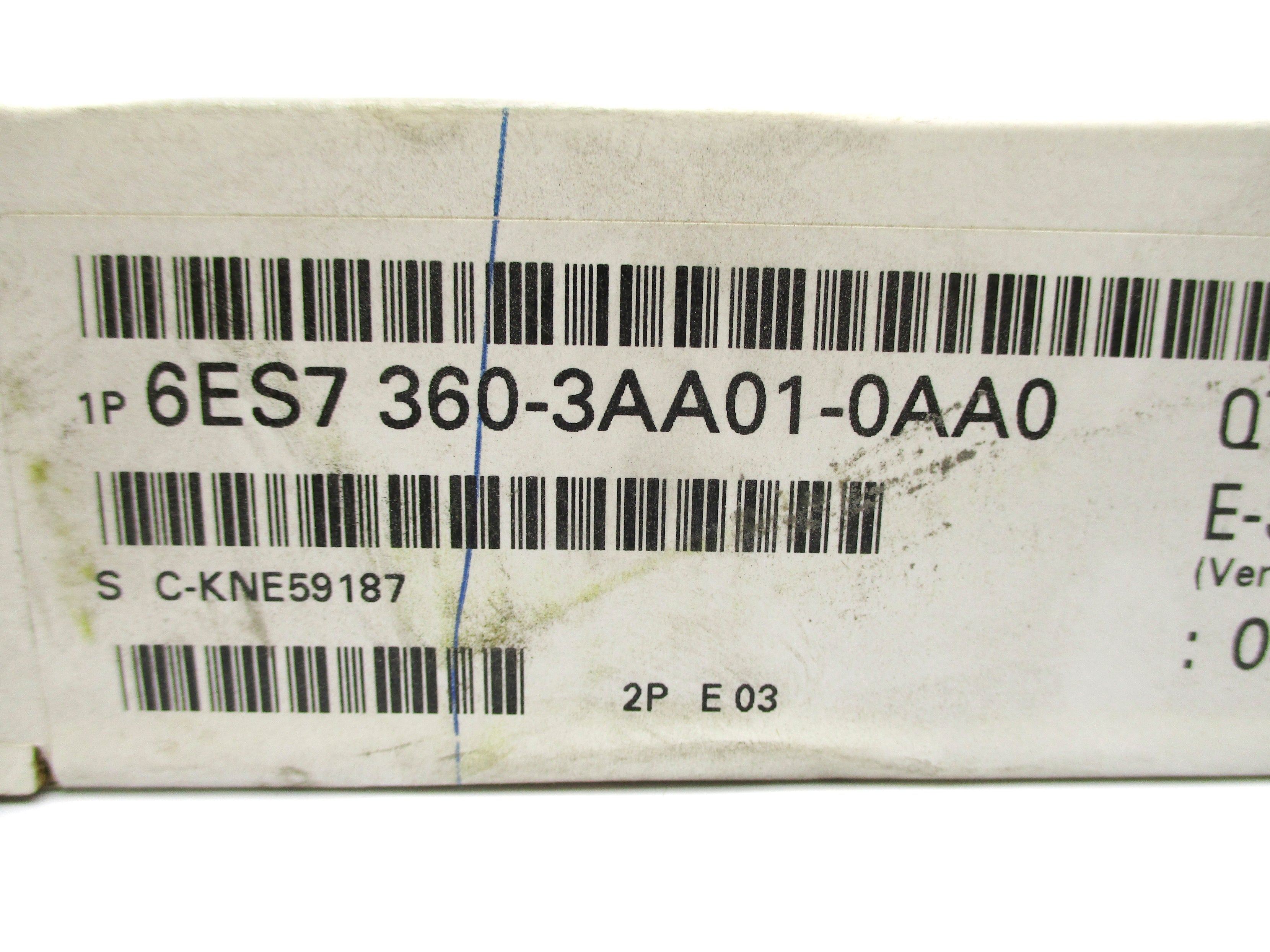 SIEMENS 6ES7360-3AA01-0AA0 NSMP
