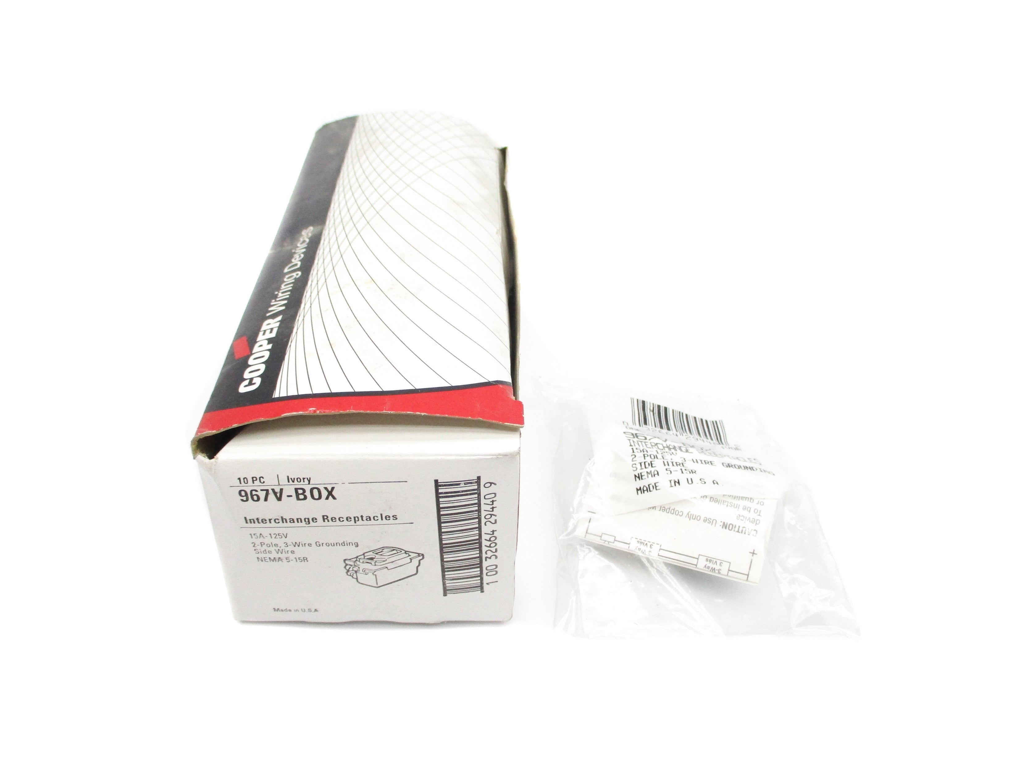 COOPER BUSSMANN 967V-BOX (PKG OF 10) NSMP