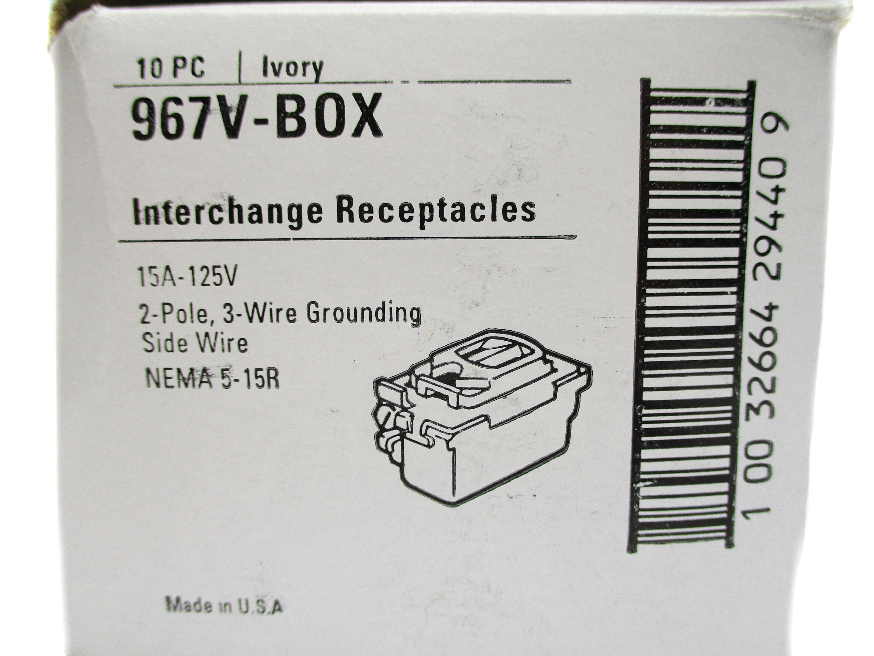COOPER BUSSMANN 967V-BOX (PKG OF 10) NSMP