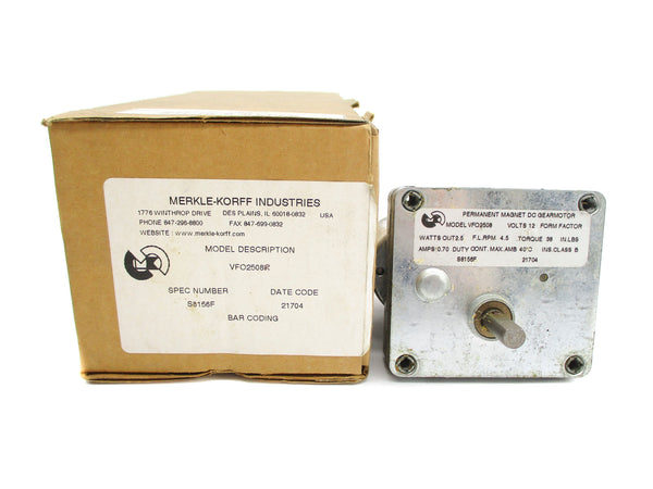 MERKLE-KORFF INDUSTRIES VFO2508 NSMP