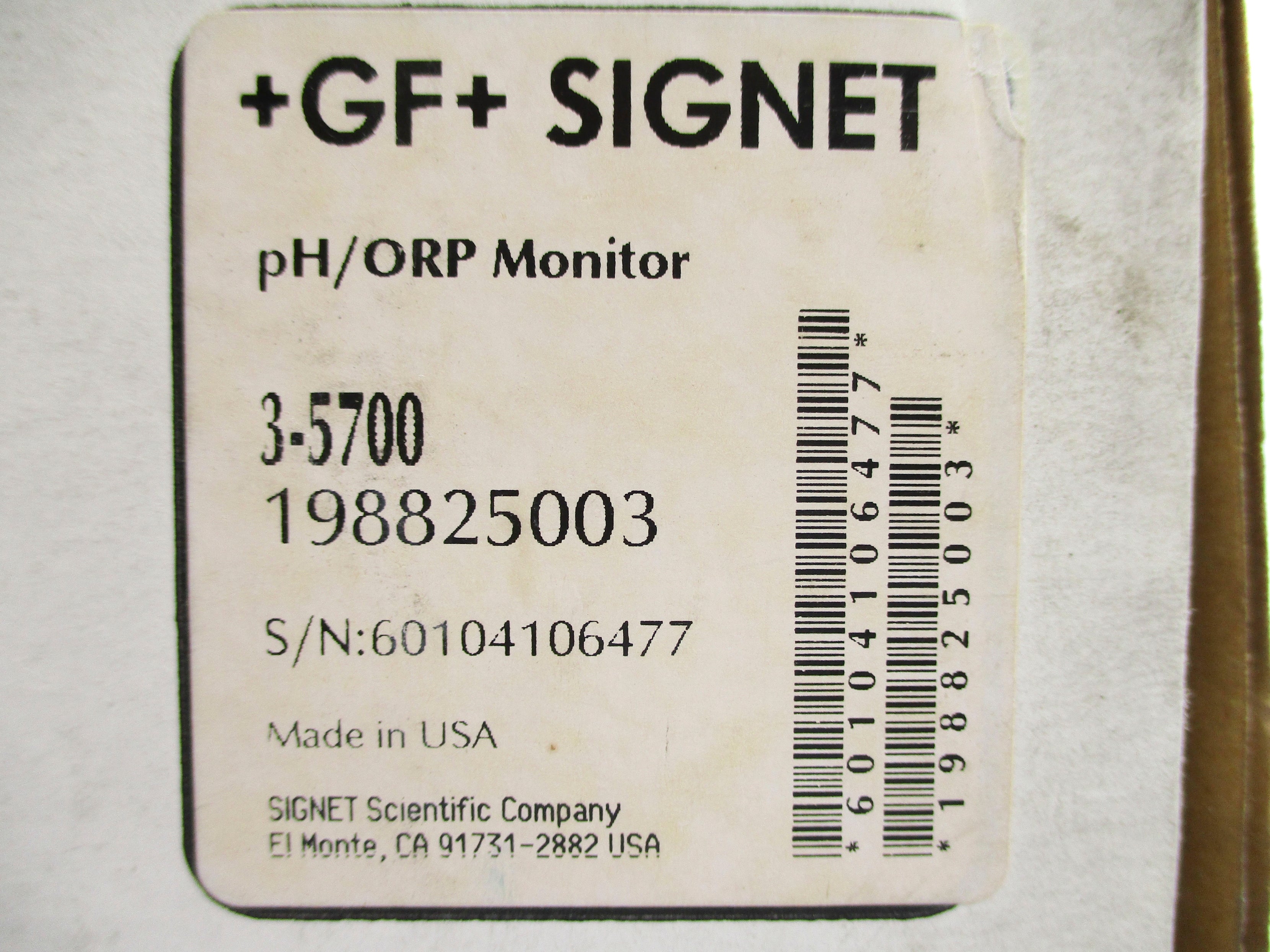 GF+SIGNET 3-5700 NSMP