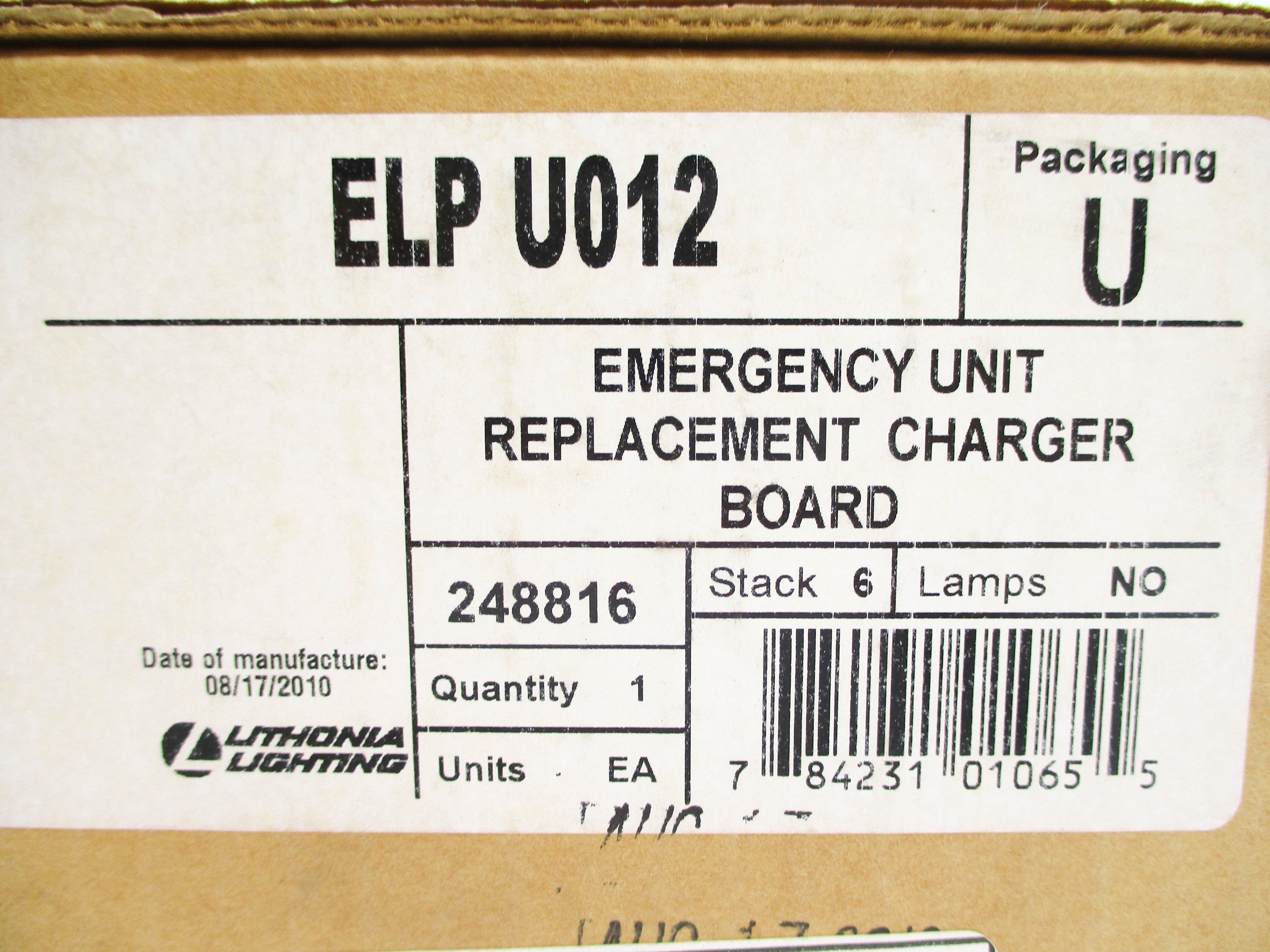 LITHONIA LIGHTING ELPU012 NSMP