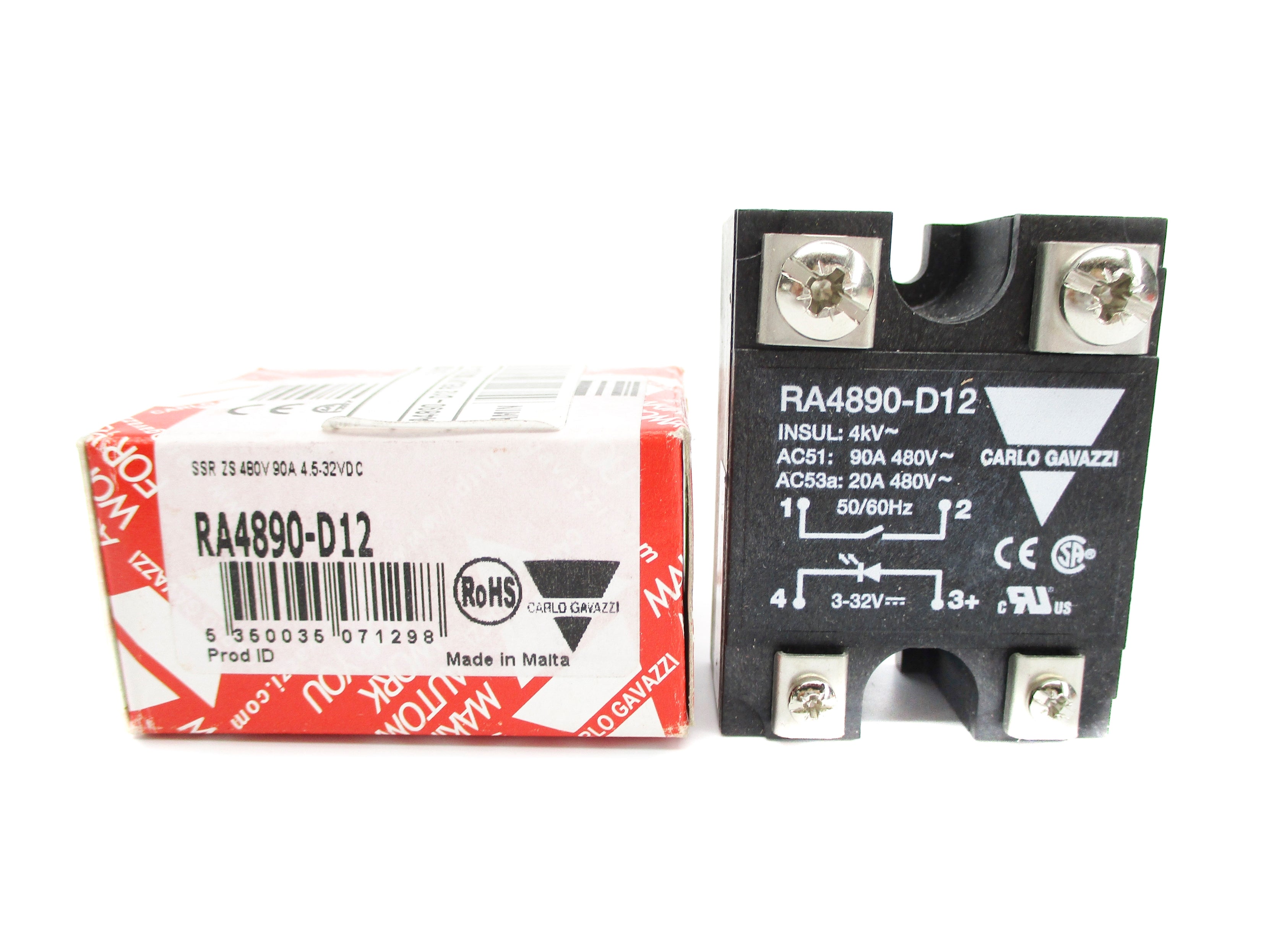 CARLO GAVAZZI RA4890-D12 480V 90A 4.5-32VDC NSMP