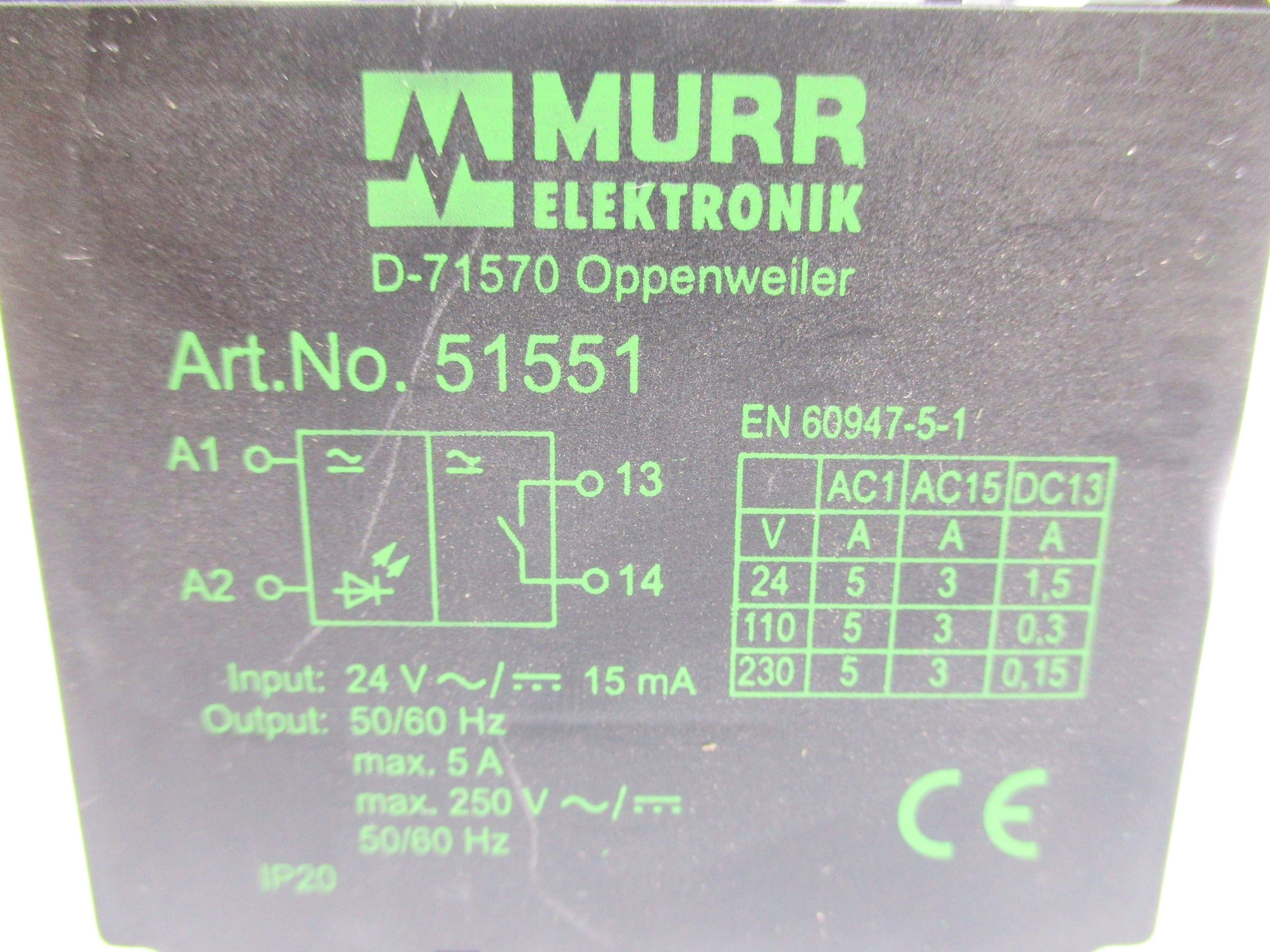 MURR ELEKTRONIK 51551 NSNP