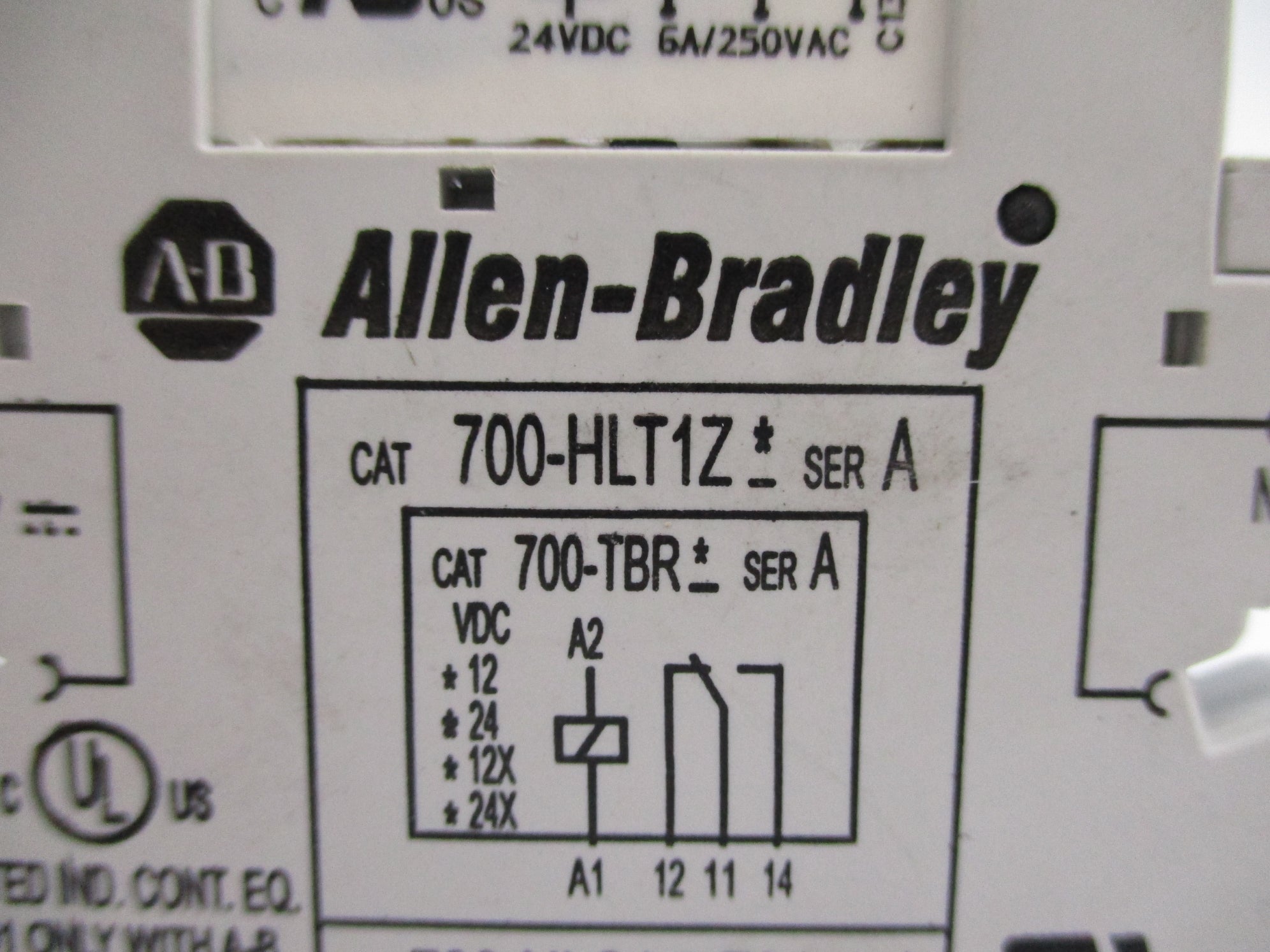 ALLEN BRADLEY 700-HLT1Z SER. A 12/24VDC NSNP