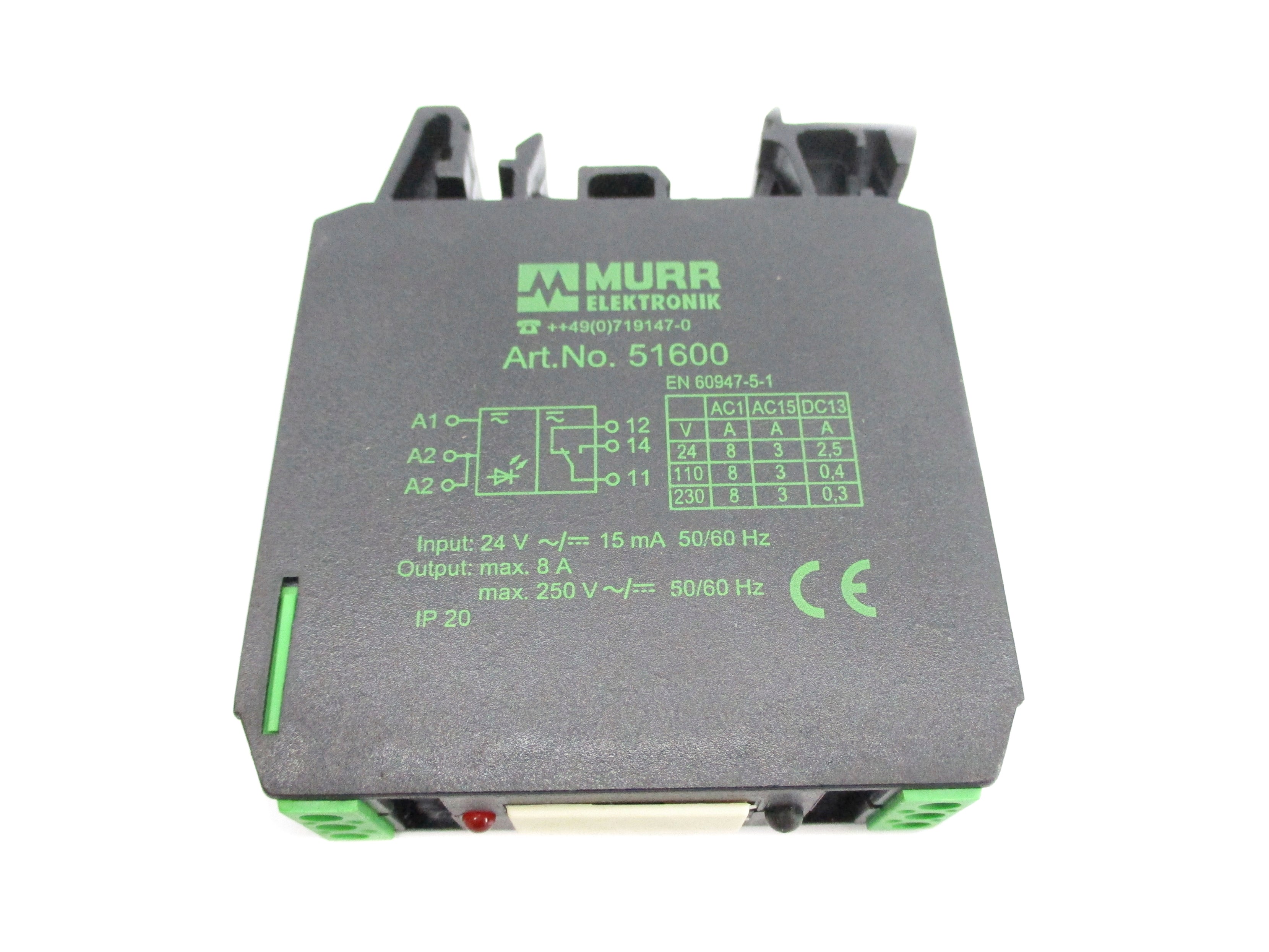 MURR ELEKTRONIK 51600 250V 8A NSNP