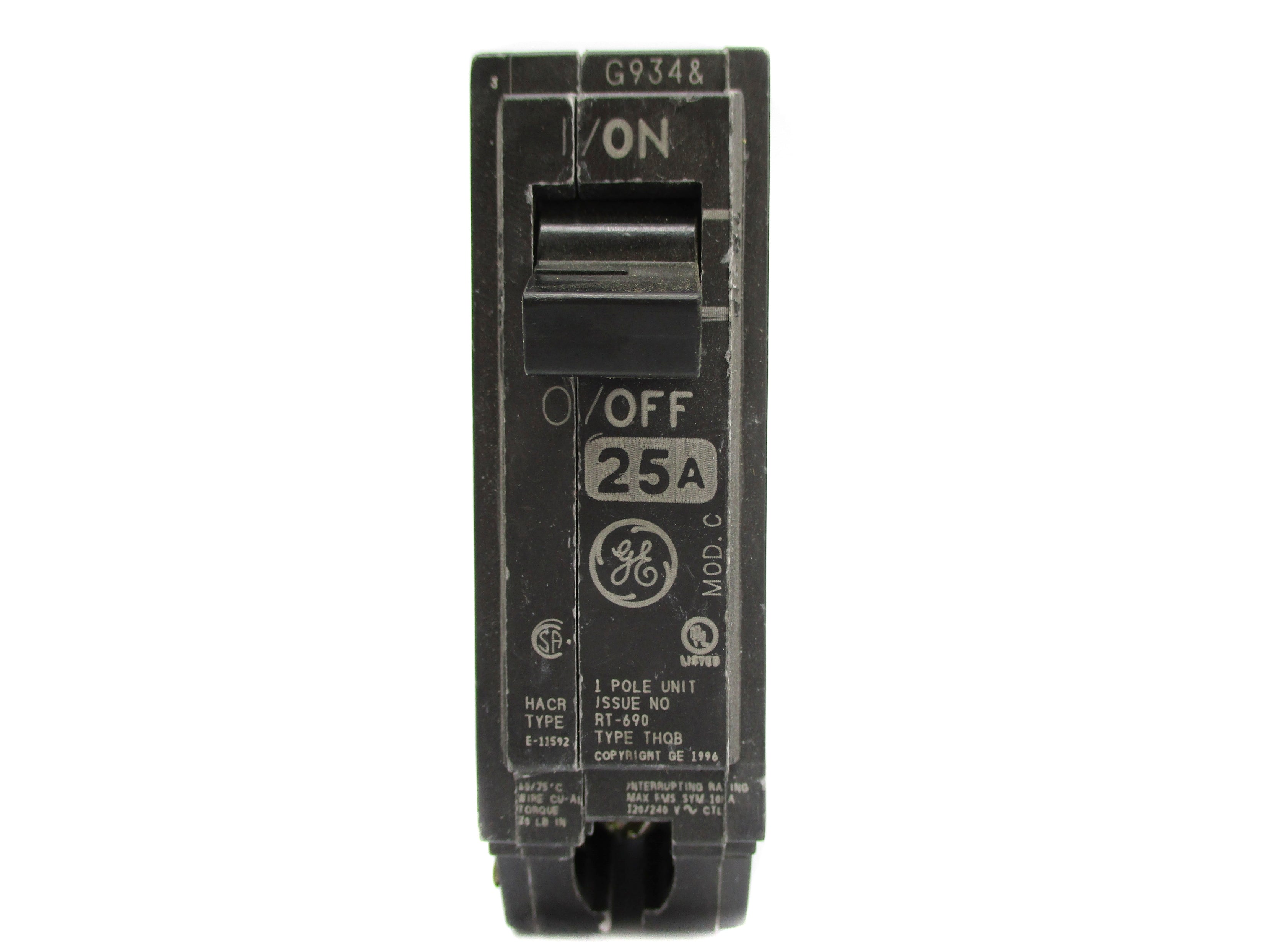 GENERAL ELECTRIC THQB125 120/240V 25A NSNP