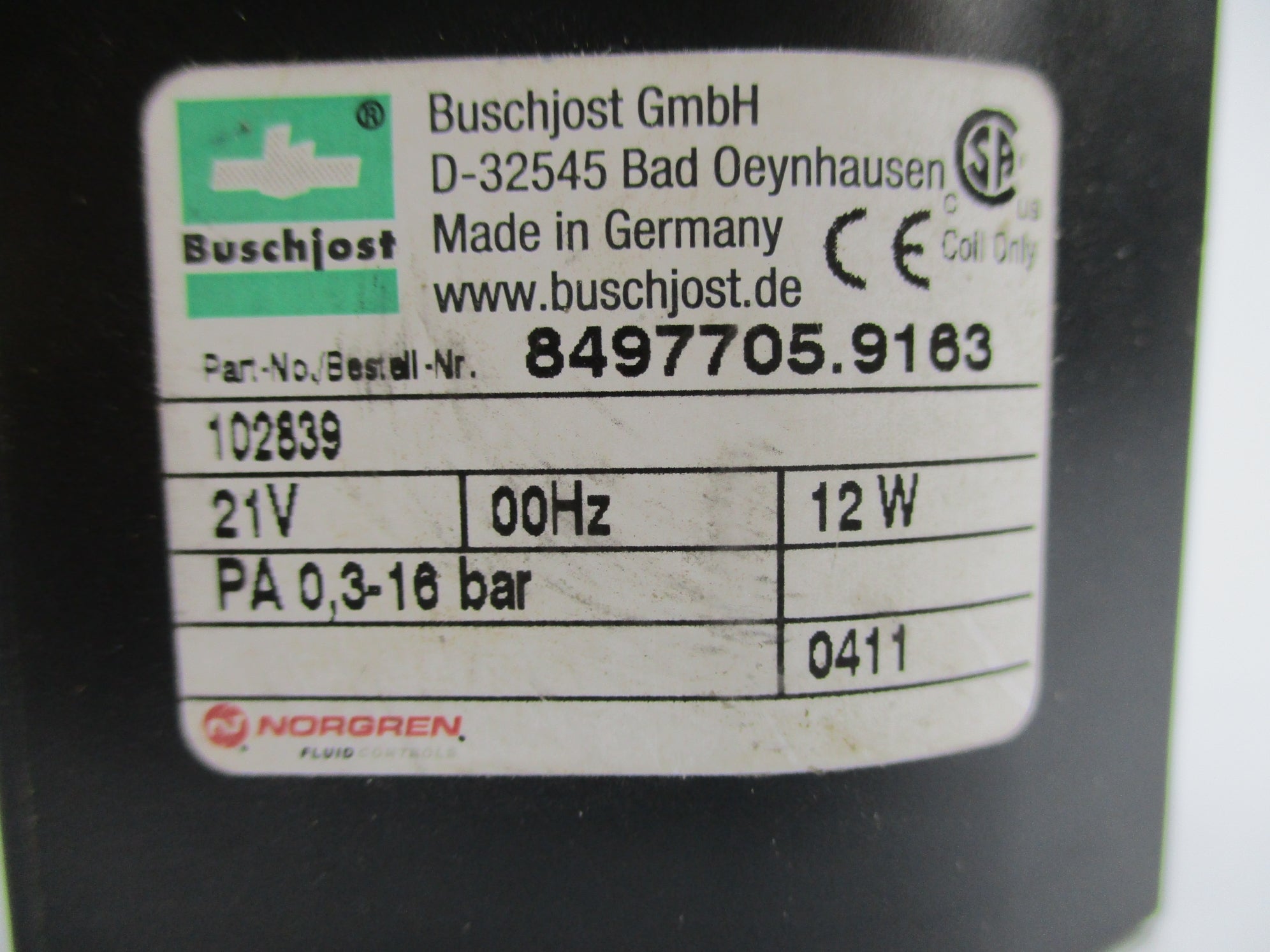 BUSCHJOST 8497705.9163 21V NSNP