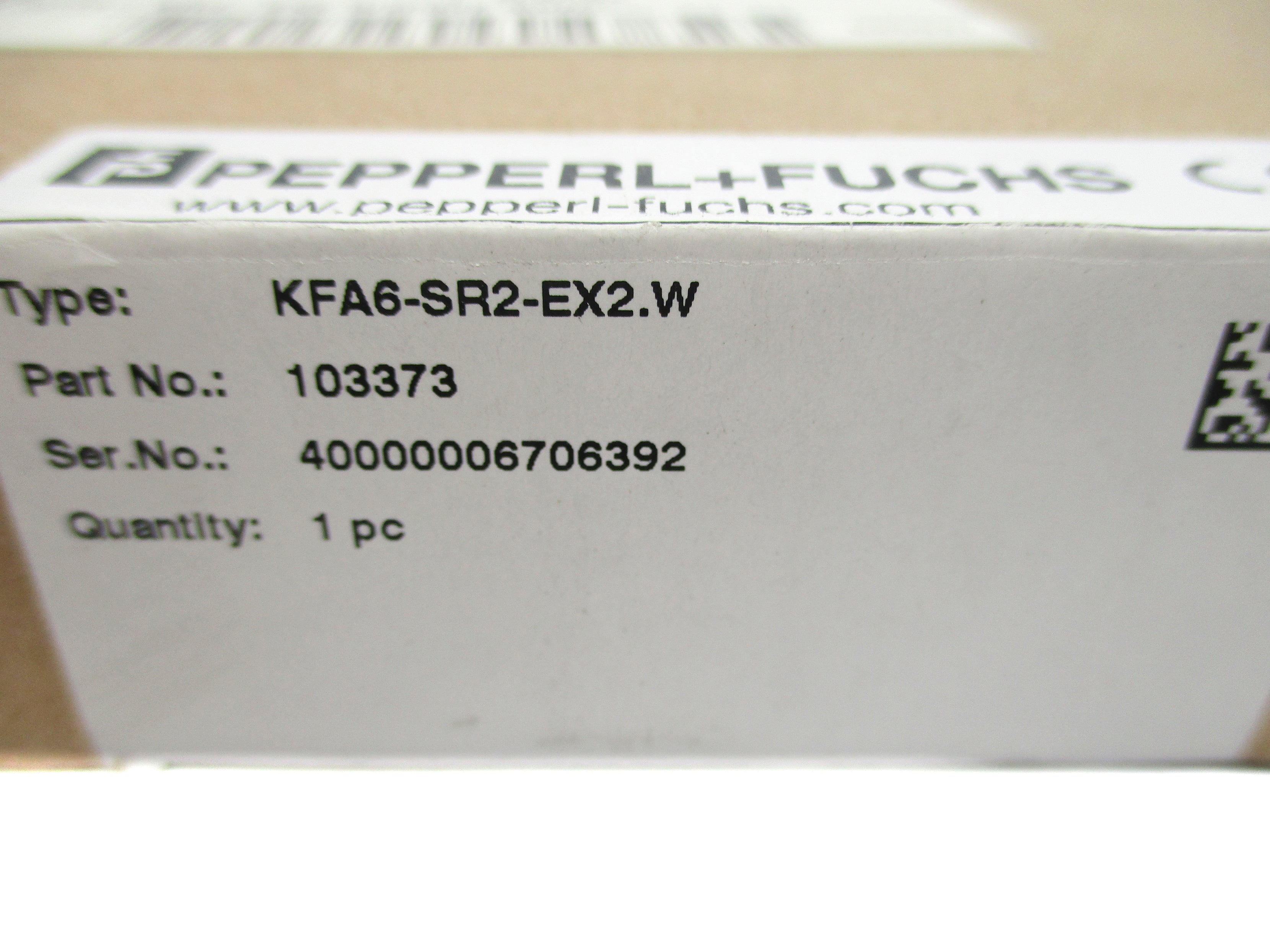 PEPPERL+FUCHS KFA6-SR2-EX2.W NSMP