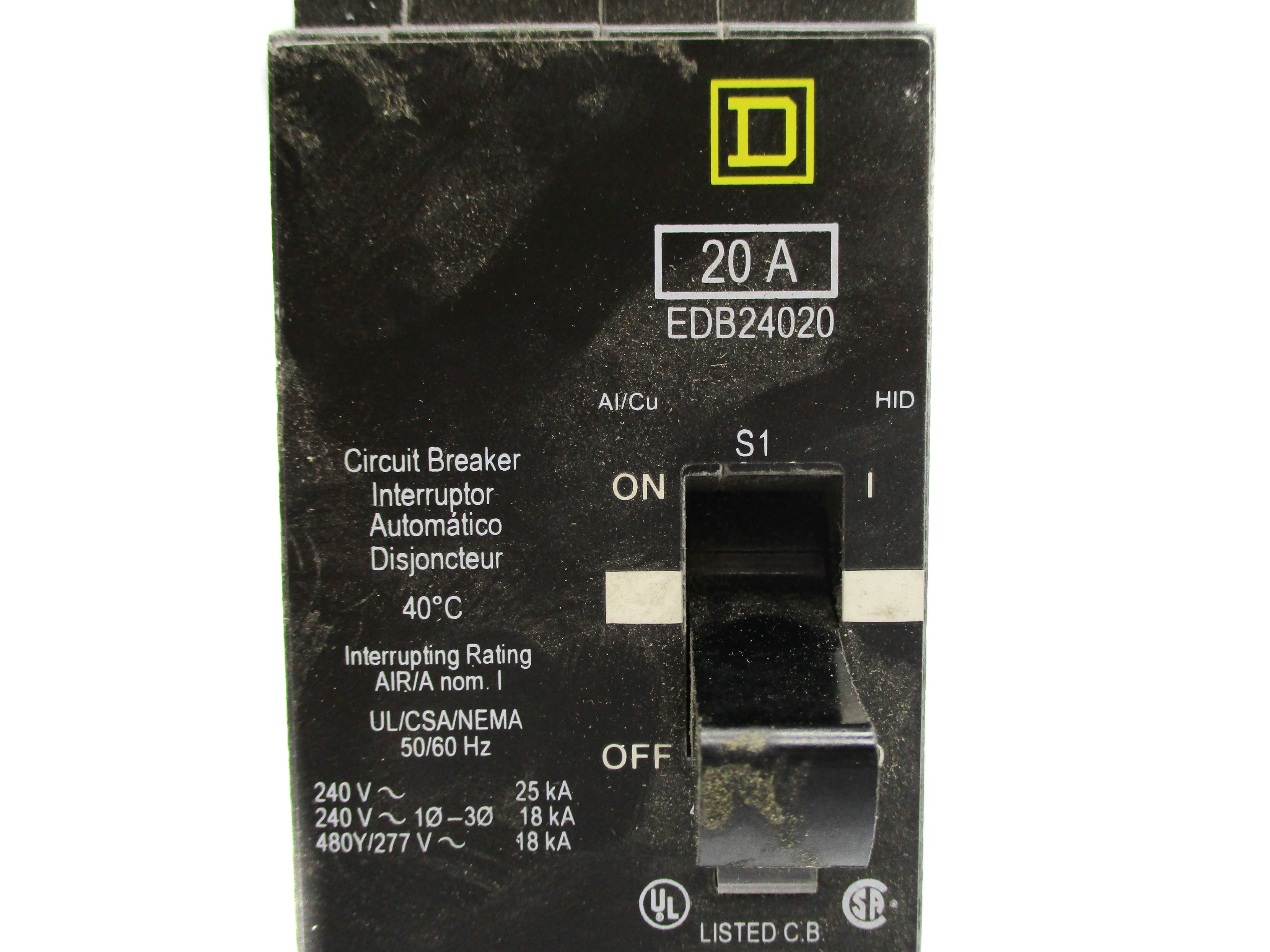 SQUARE D EDB24020 240V 20A NSNP