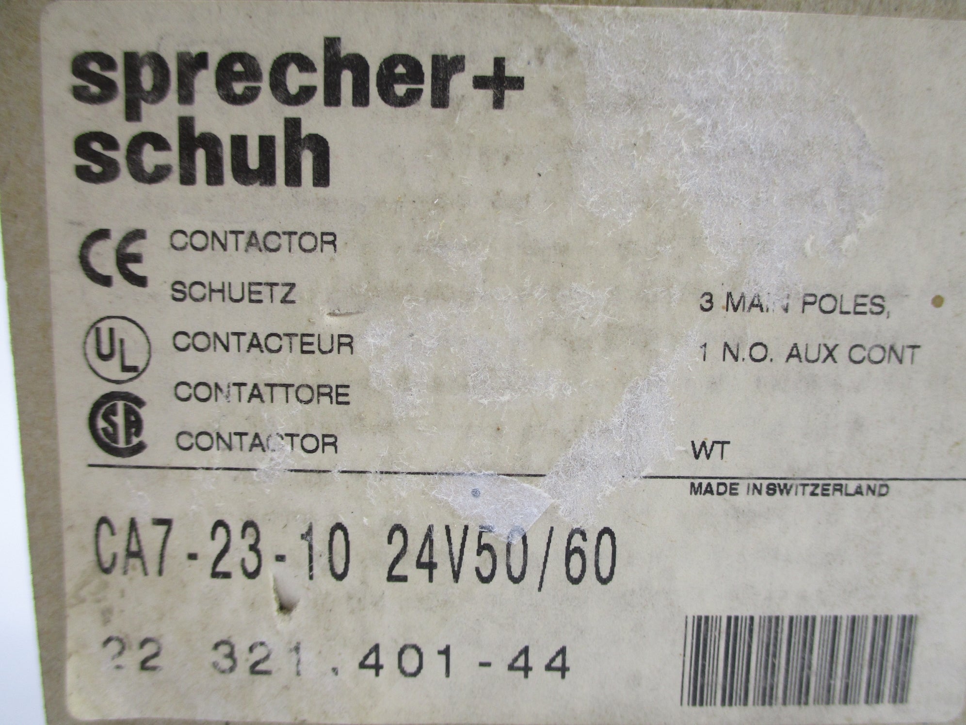 SPRECHER+SCHUH CA7-23-10 24V NSMP