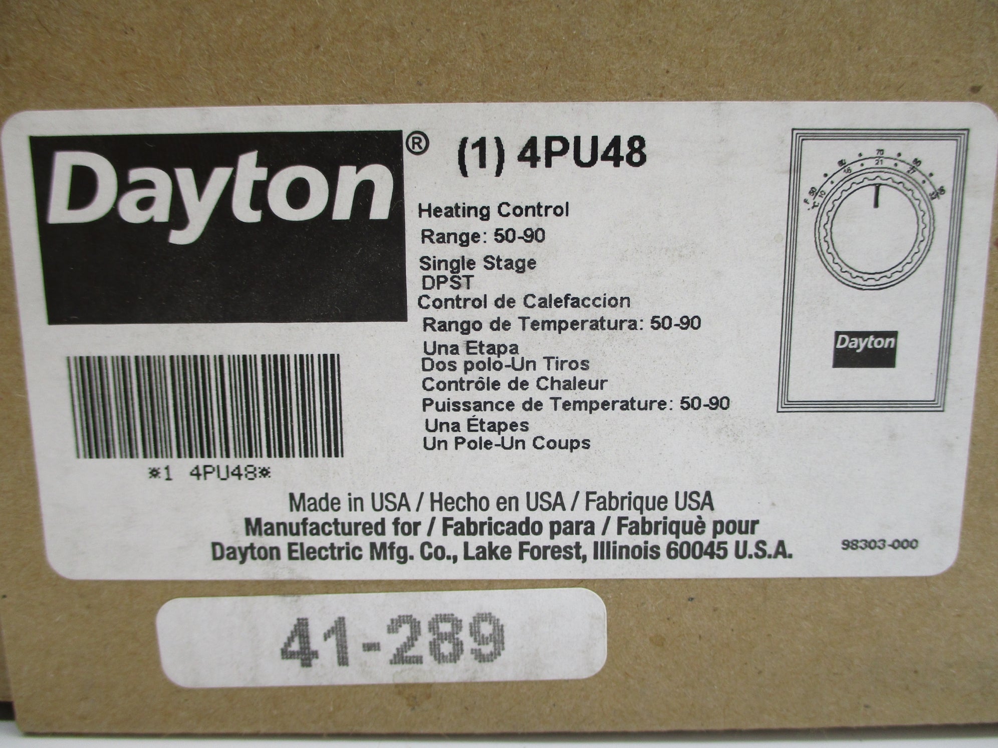DAYTON 4PU48 NSMP