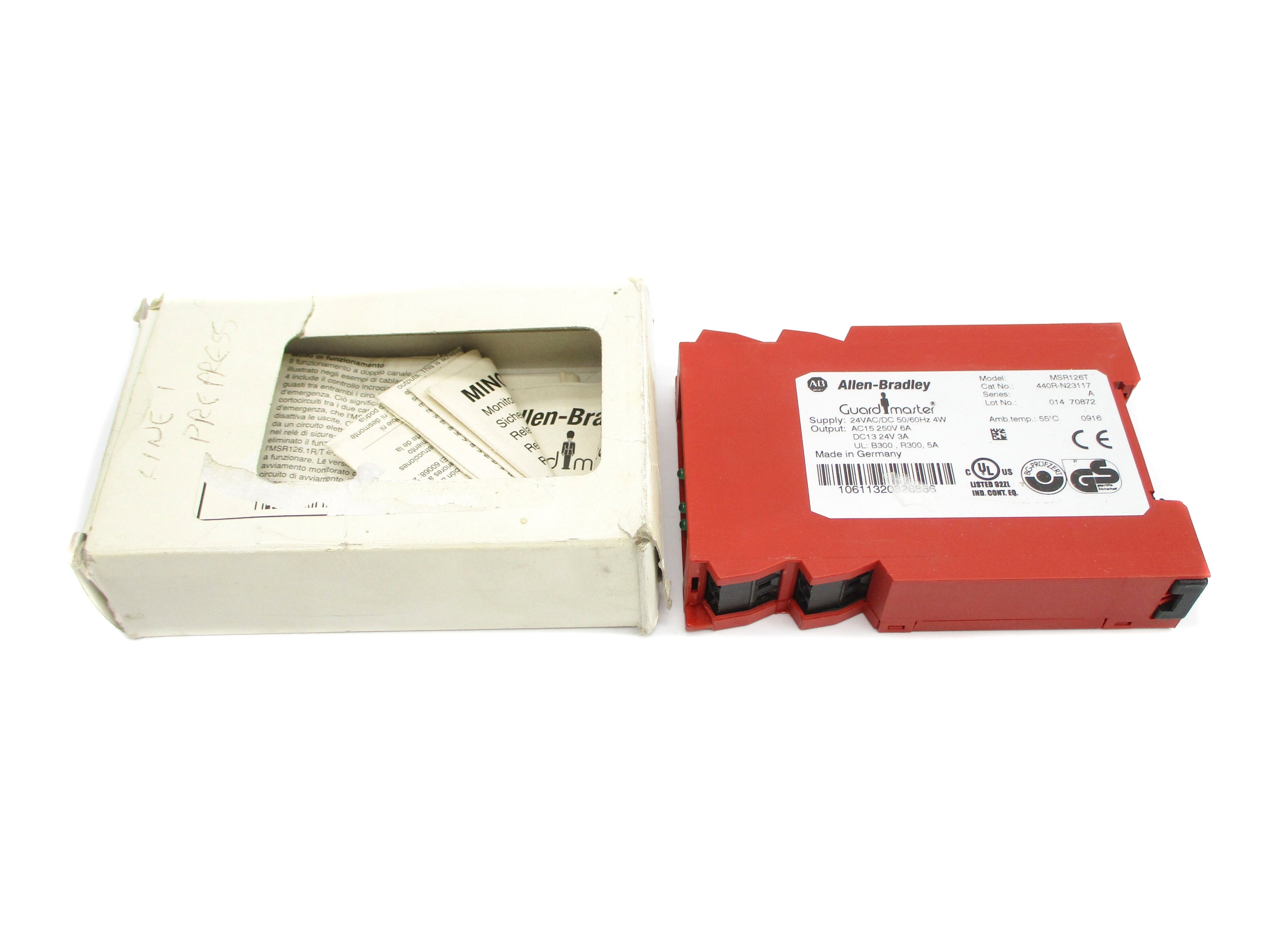 ALLEN BRADLEY 440R-N23117 SER. A 250V 6A (WH) NSMP