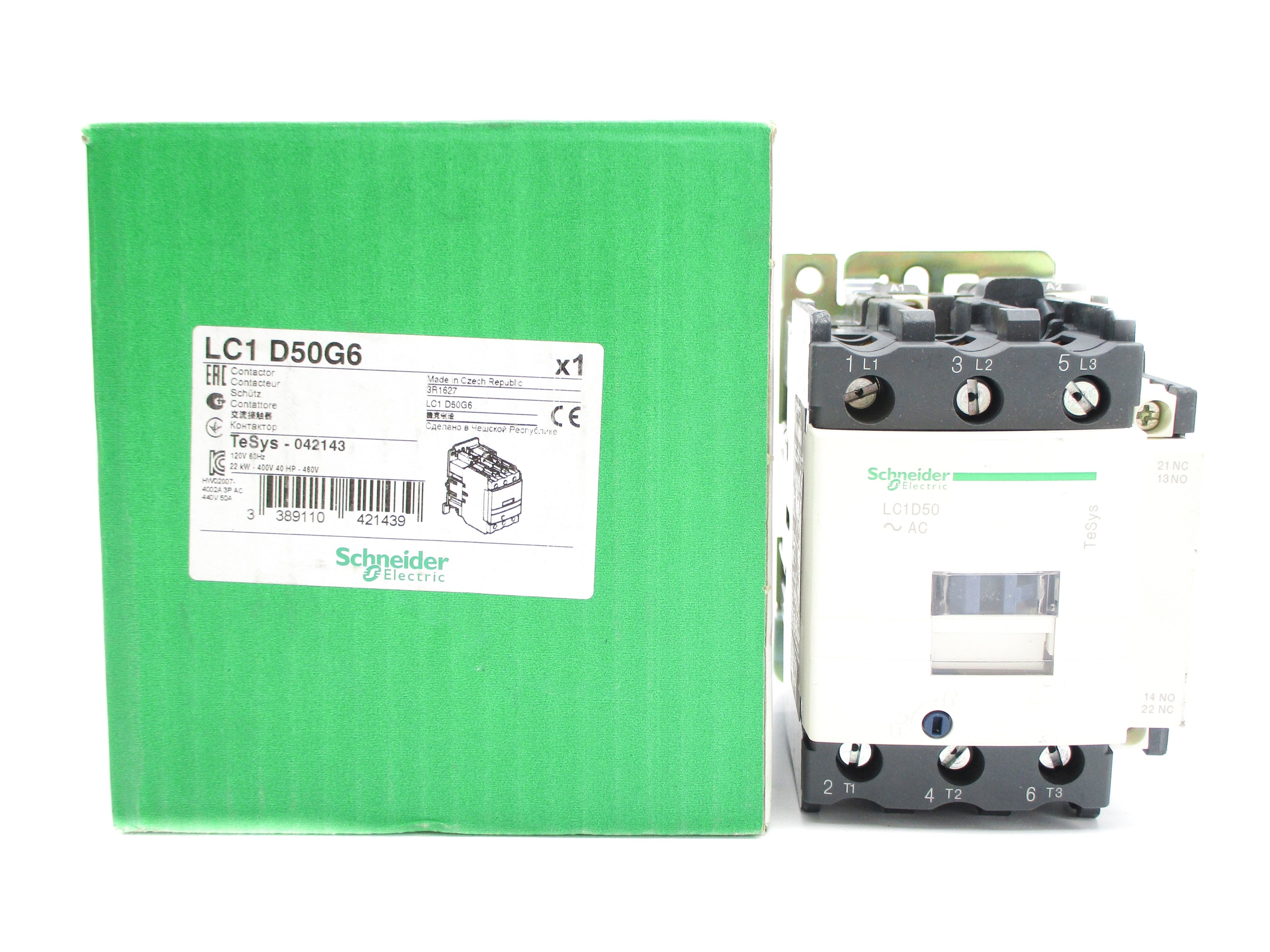 SCHNEIDER ELECTRIC LC1D50G6 120V NSMP