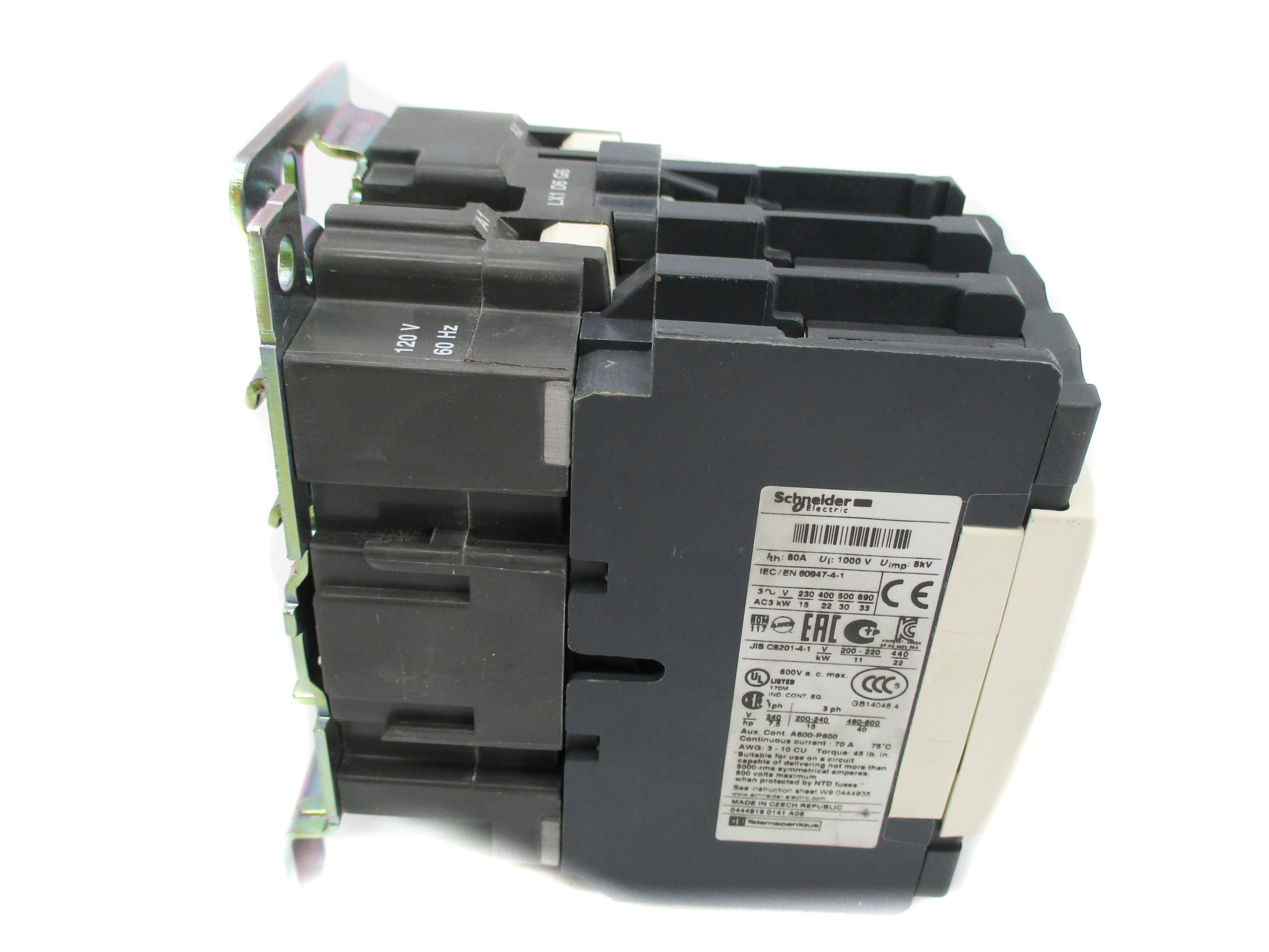 SCHNEIDER ELECTRIC LC1D50G6 120V NSMP