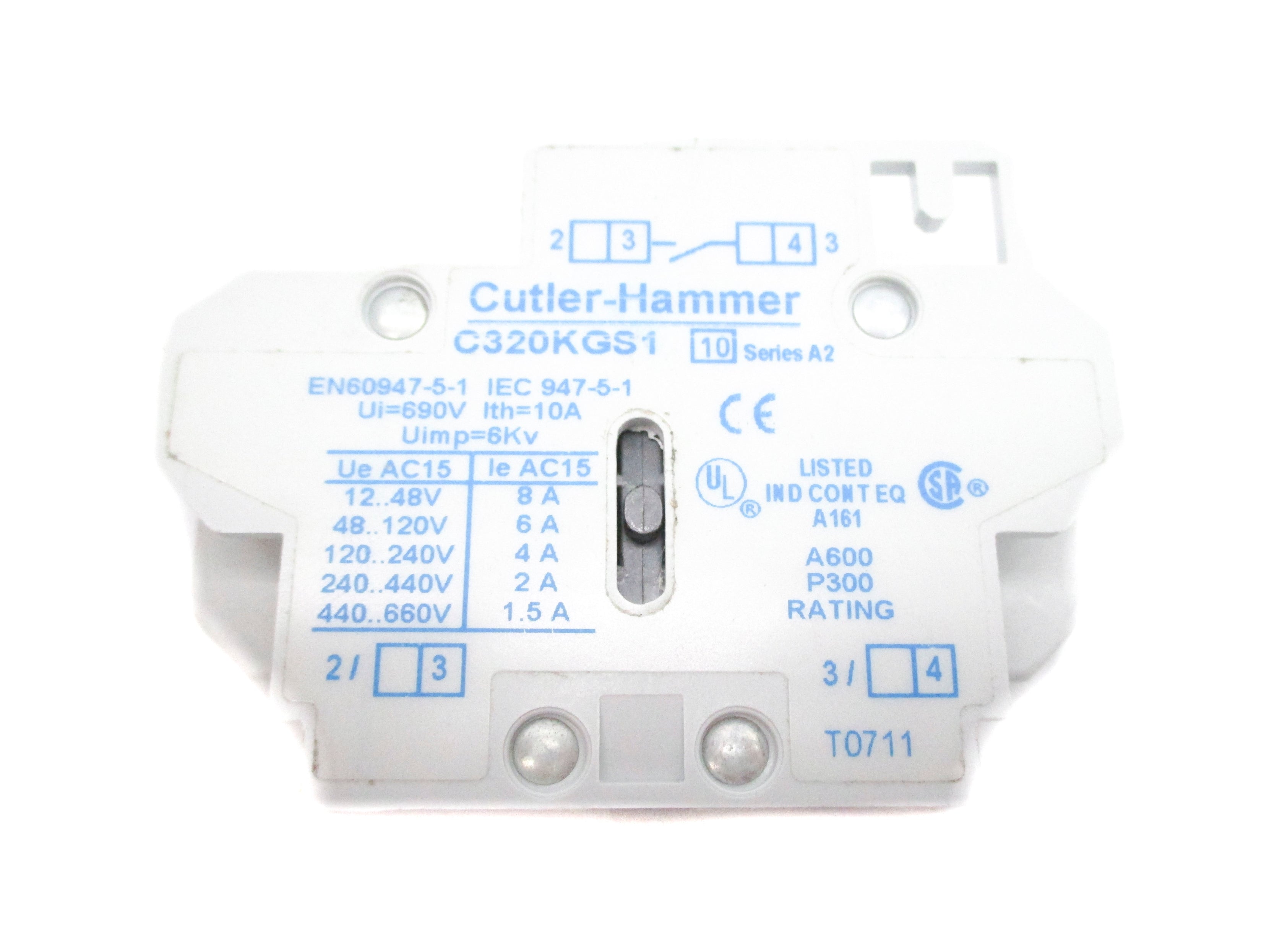 CUTLER HAMMER C320KGS1 SER. A2 NSMP