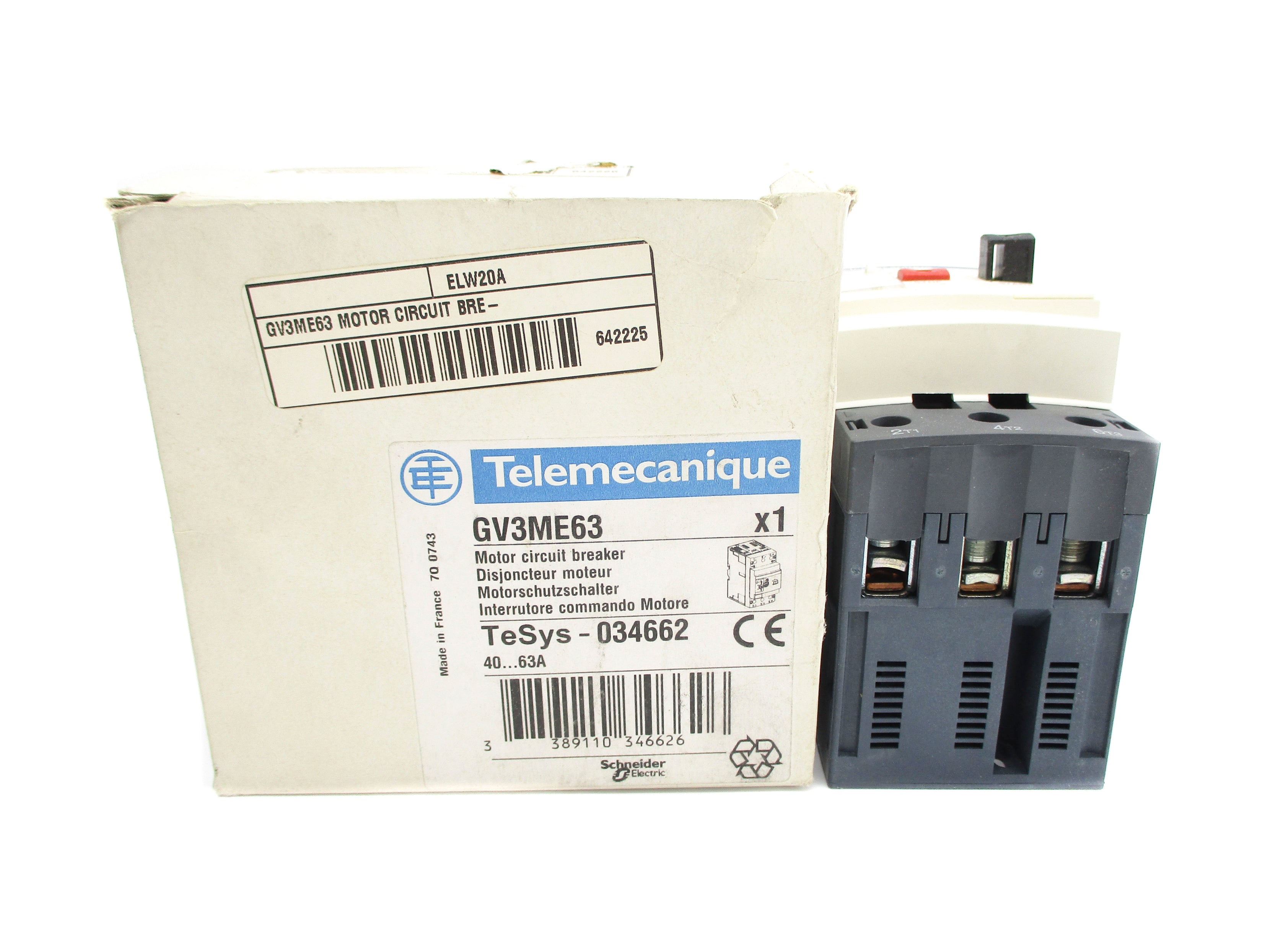 TELEMECANIQUE GV3ME63 40-63A NSMP