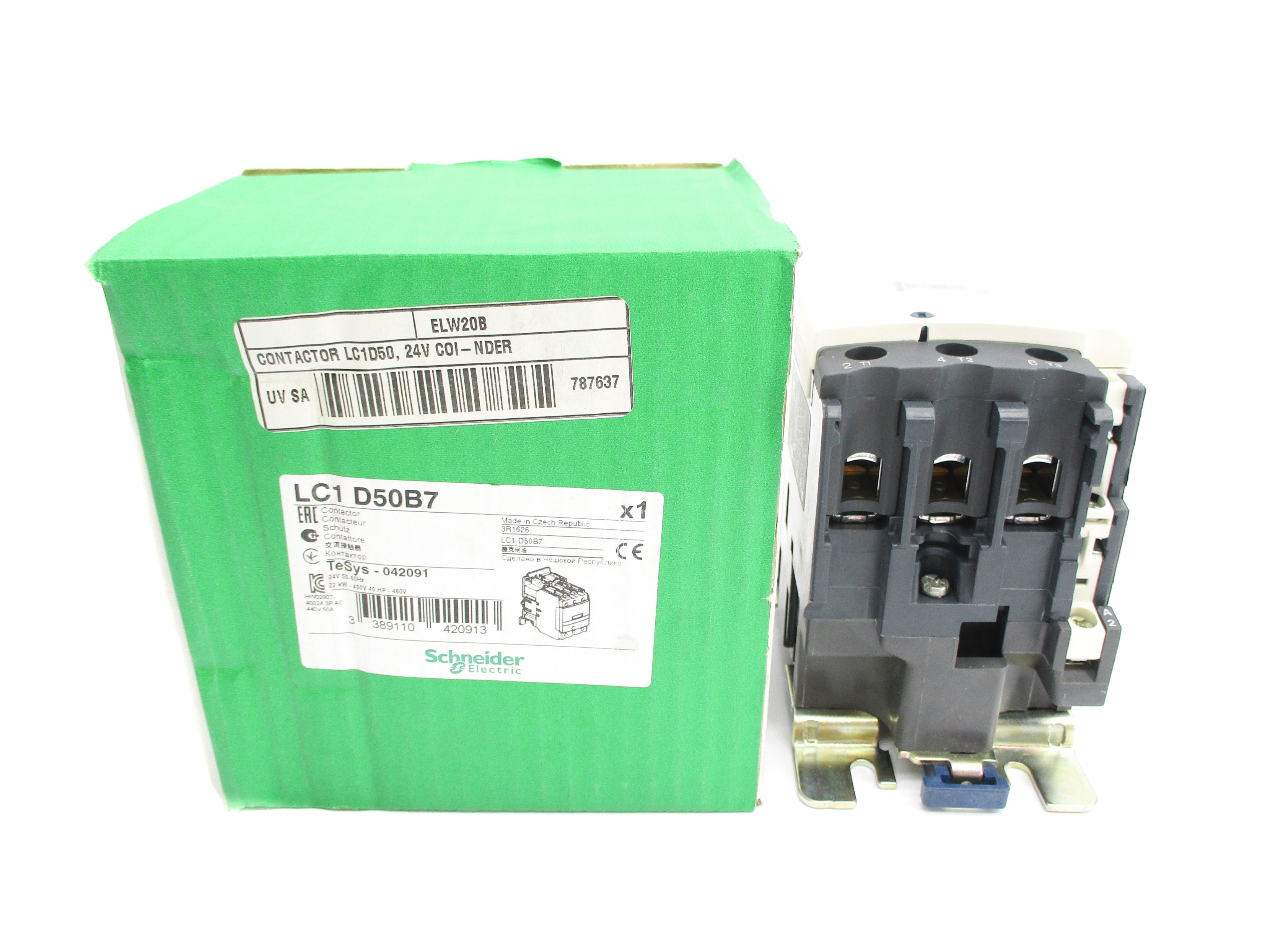 SCHNEIDER ELECTRIC LC1D50B7 24V NSMP