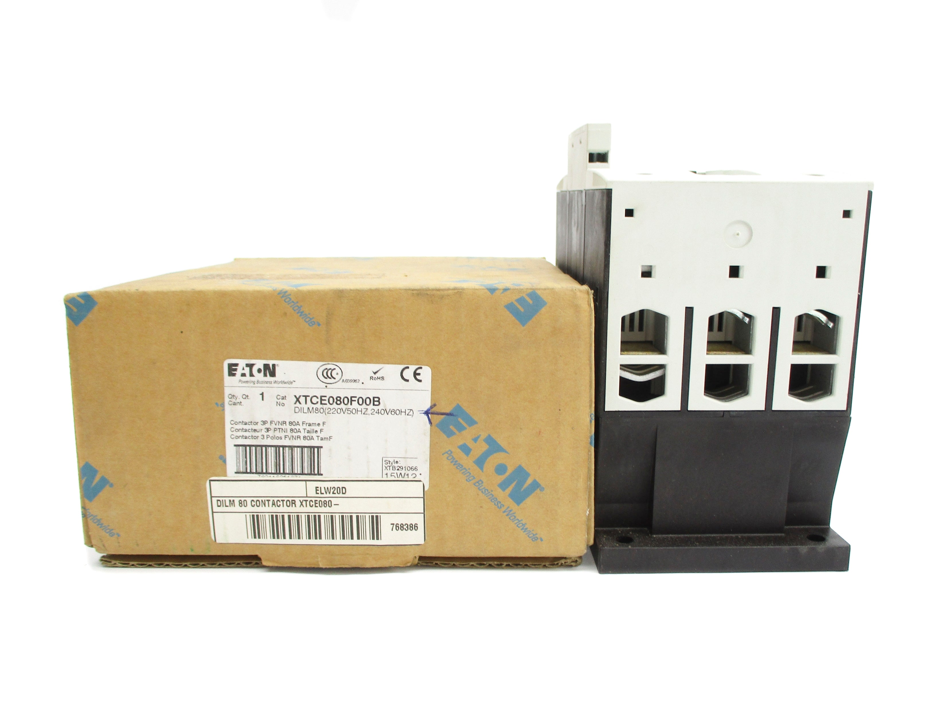 EATON XTCE080F00B DILM80 220/240V NSMP