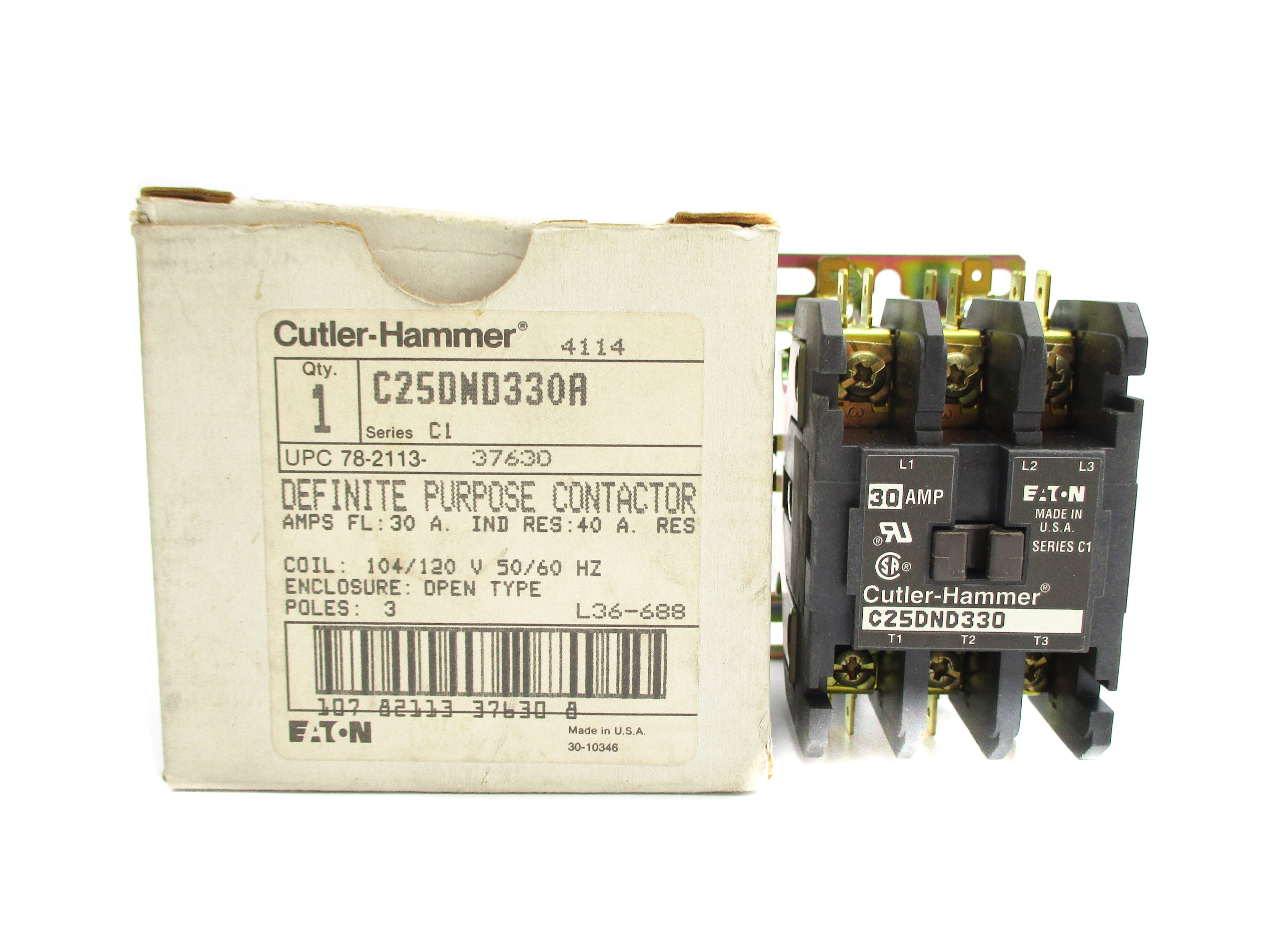 CUTLER HAMMER C2DND330A SER. C1 104/120V  NSMP