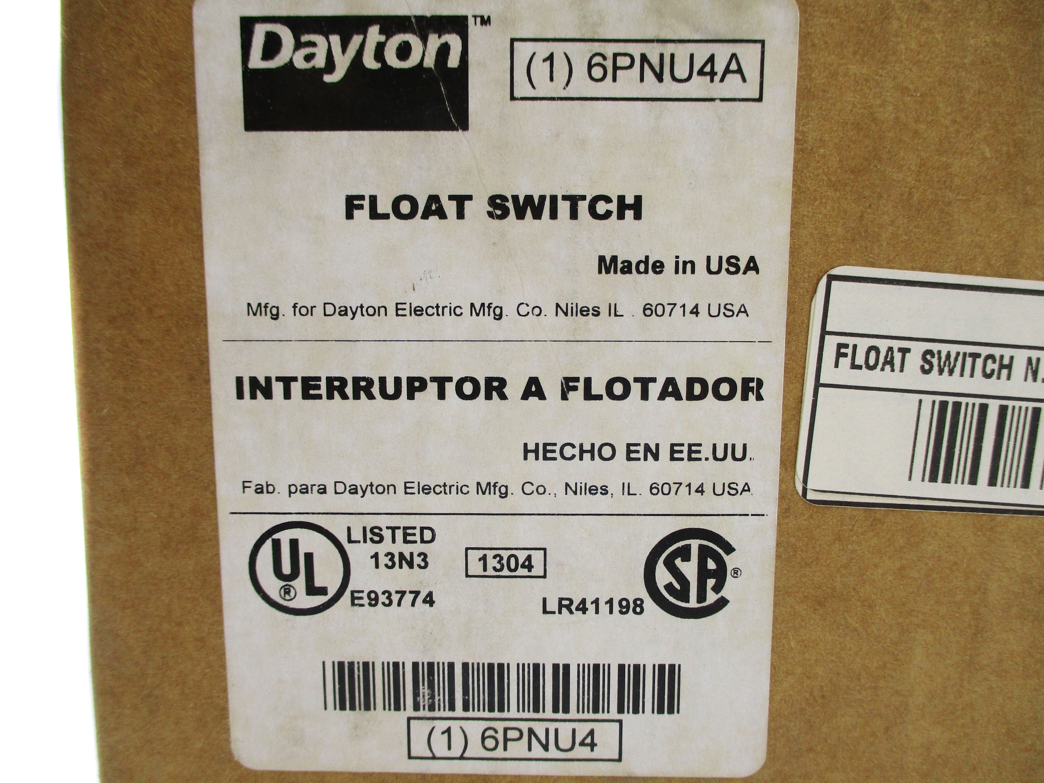 DAYTON 6PNU4A NSFS