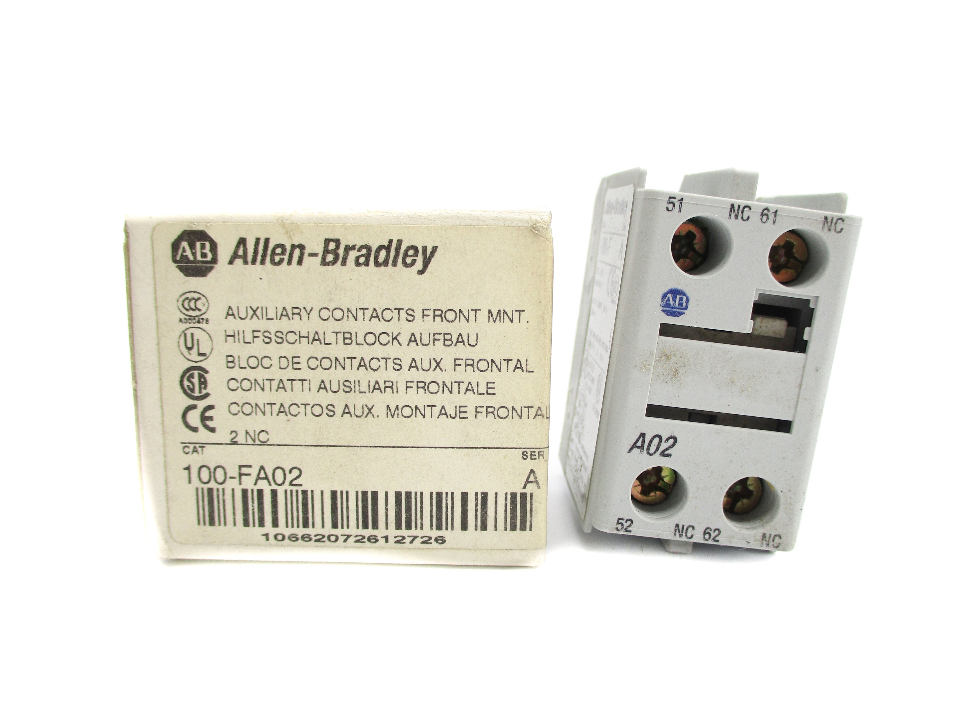 ALLEN BRADLEY 100-FA02 SER. A (WH) NSMP