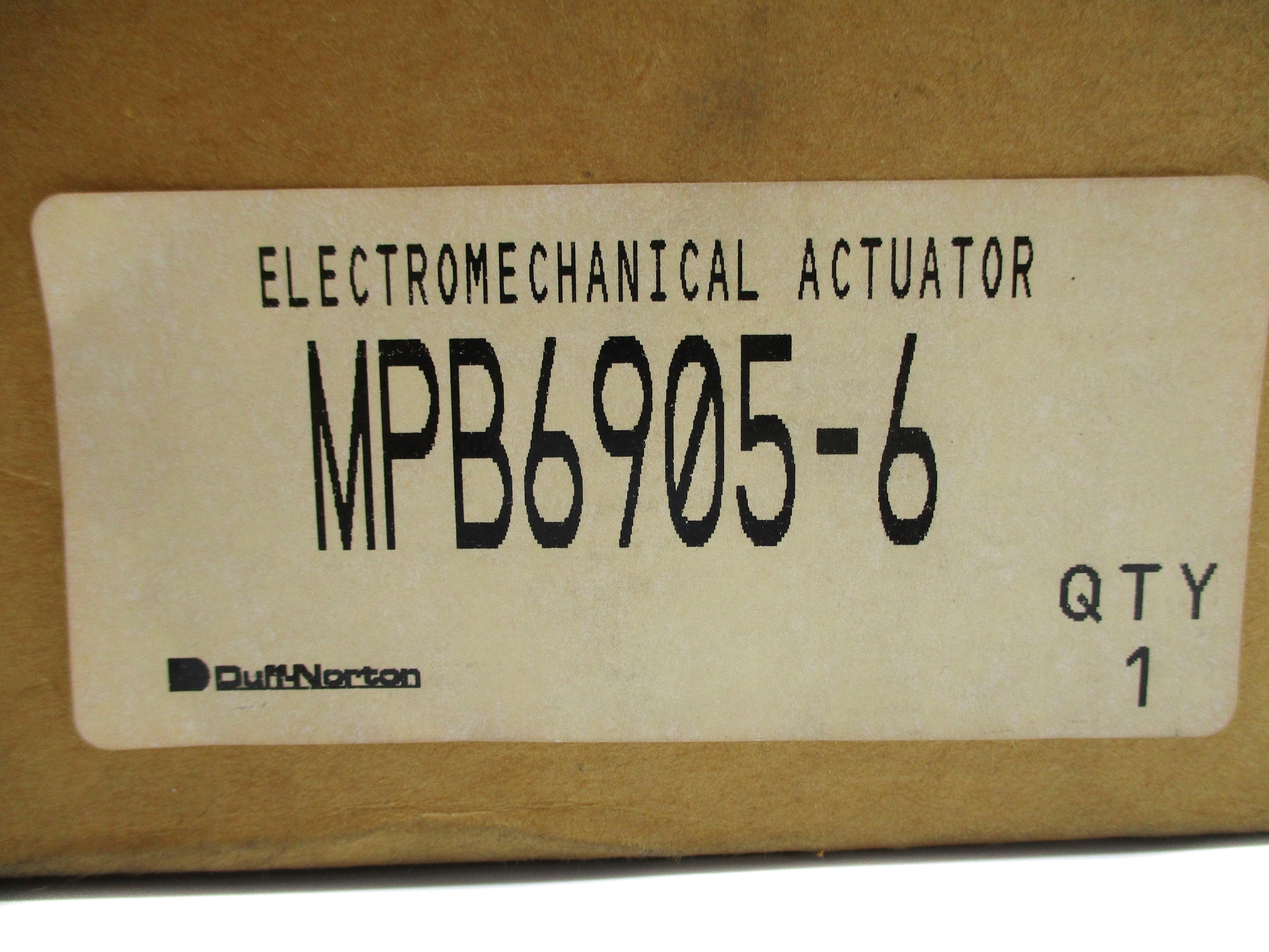 DUFF-NORTON MPB6905-6 115VAC NSMP