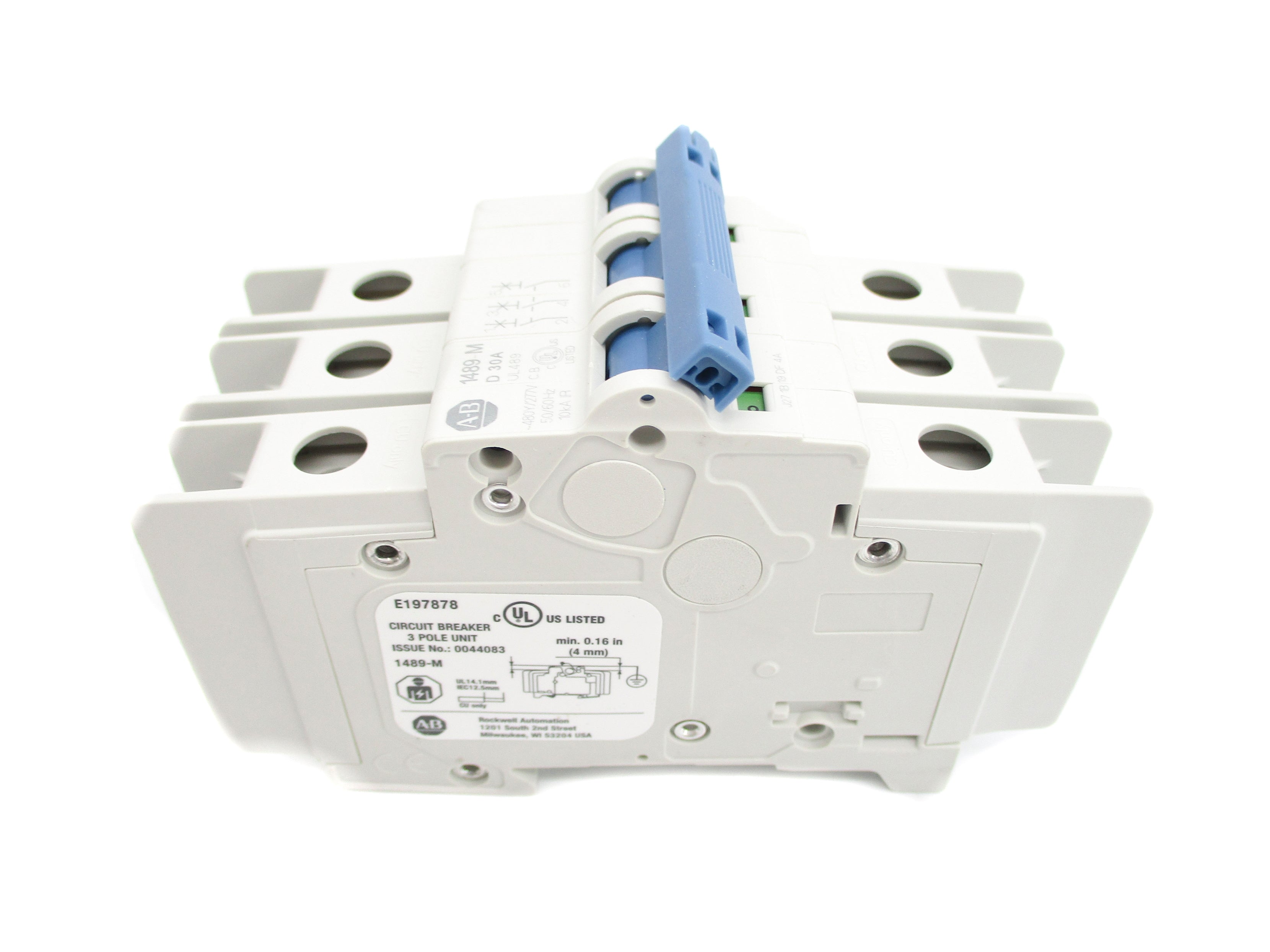 ALLEN BRADLEY 1489-M3D300 SER. D 277V 30A NSMP
