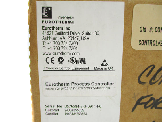 EUROTHERM 2408/CC/VH/YH/C7/V2/XX/YM/XX/ENG NSMP