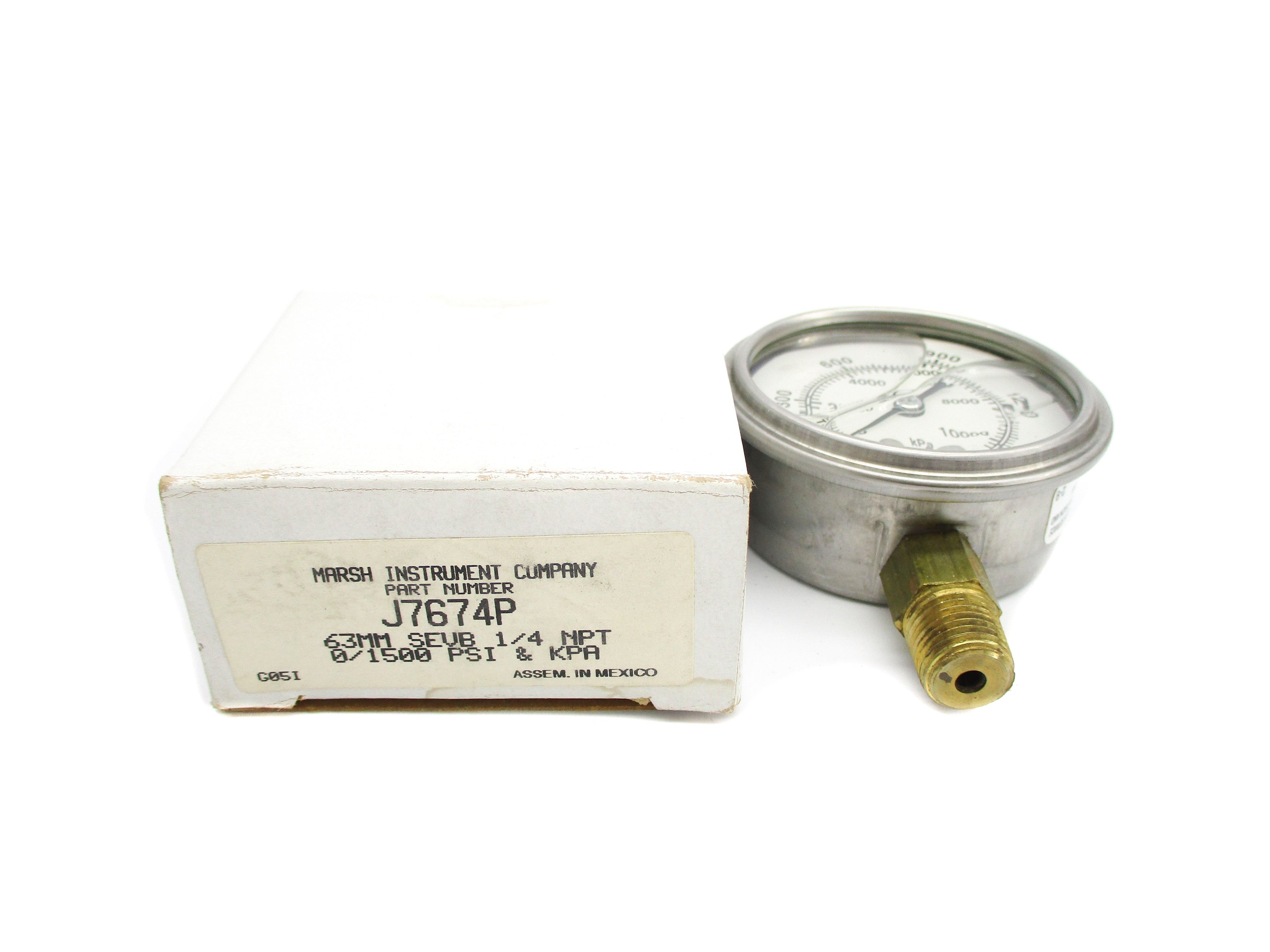 MARSH BELLOFRAM J7674P 0-1500PSI NSMP