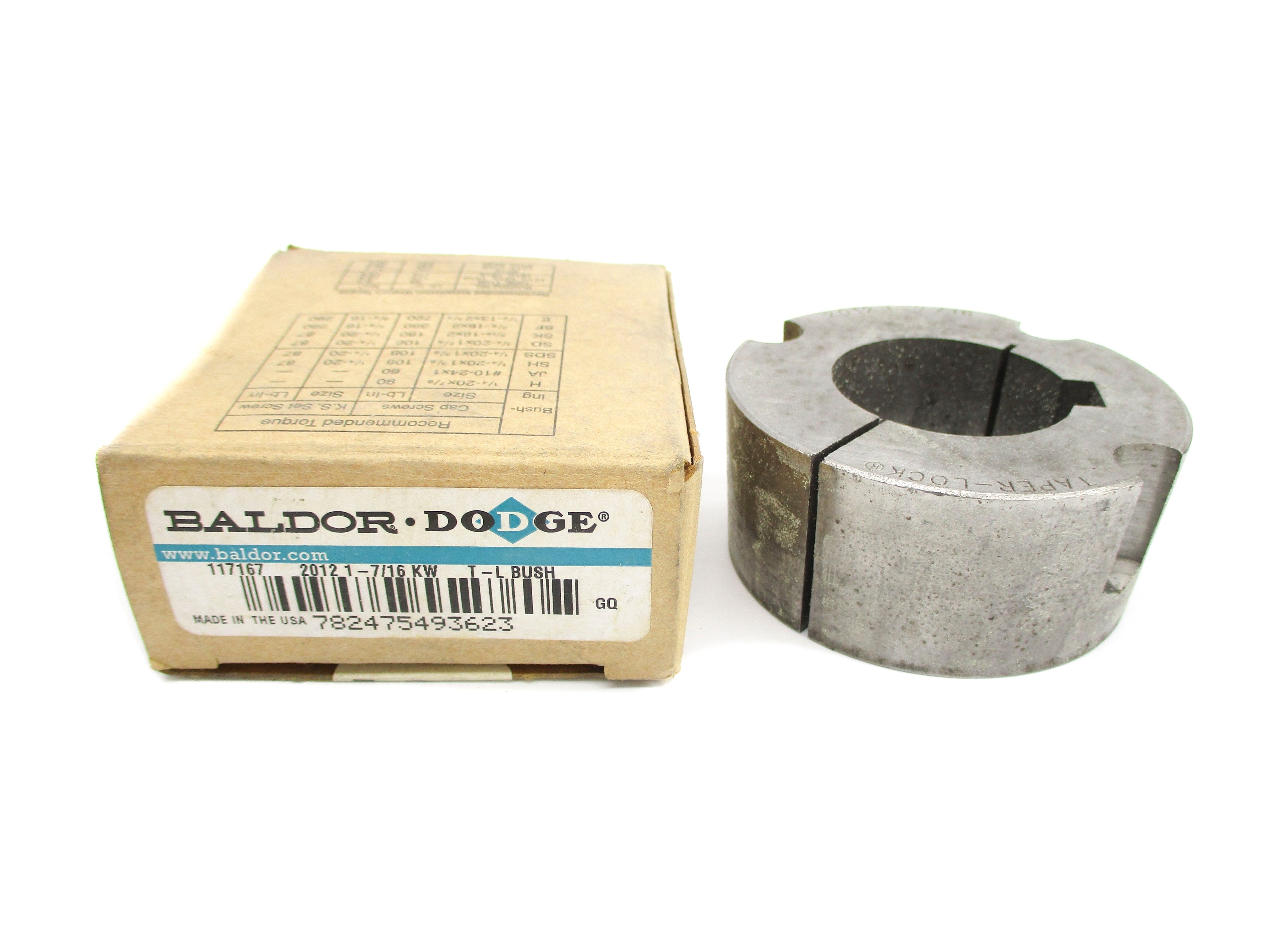 BALDOR DODGE 117167 2012-1-7/16 NSMP