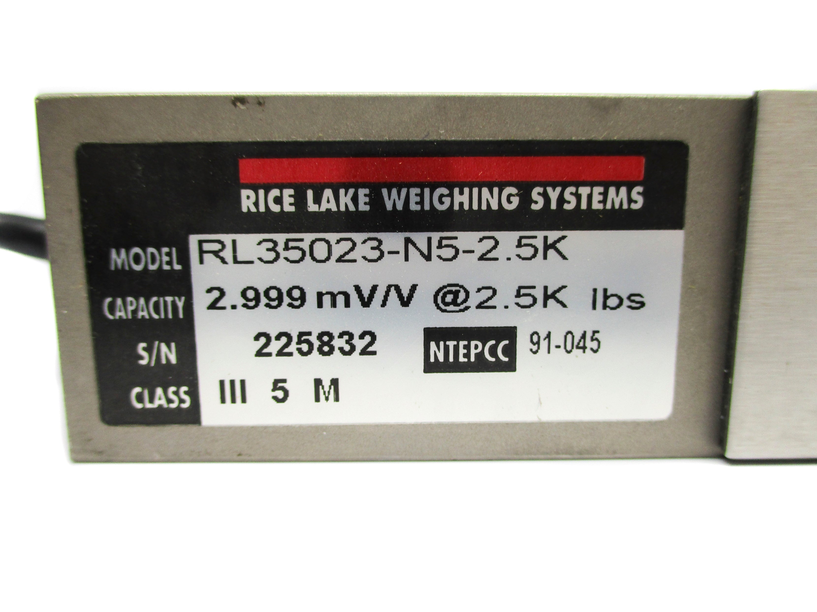 RICE LAKE WEIGHING SYSTEMS RL35023-N5-2.5K NSNP