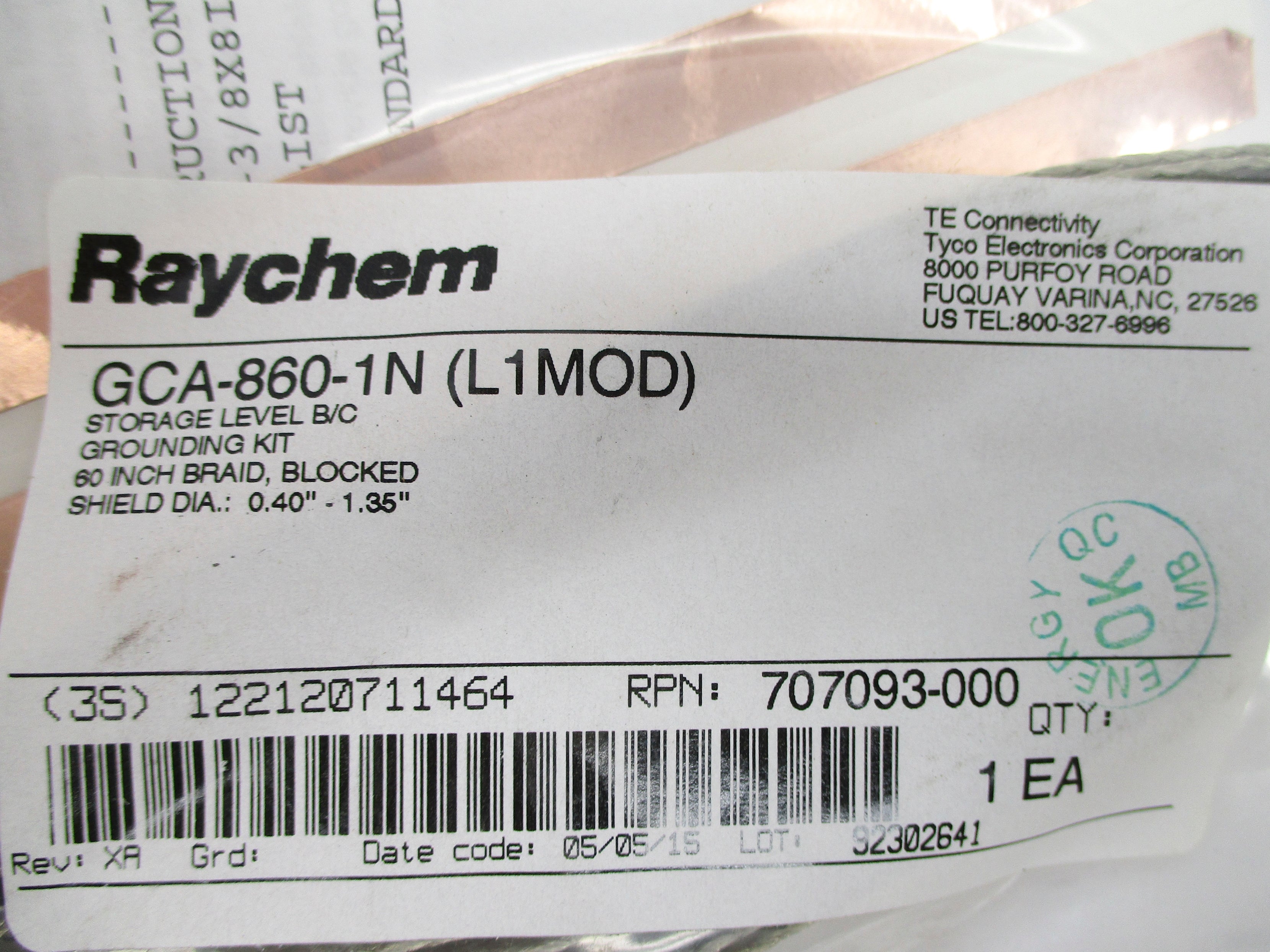 RAYCHEM GCA-860-1N (L1MOD) NSMP