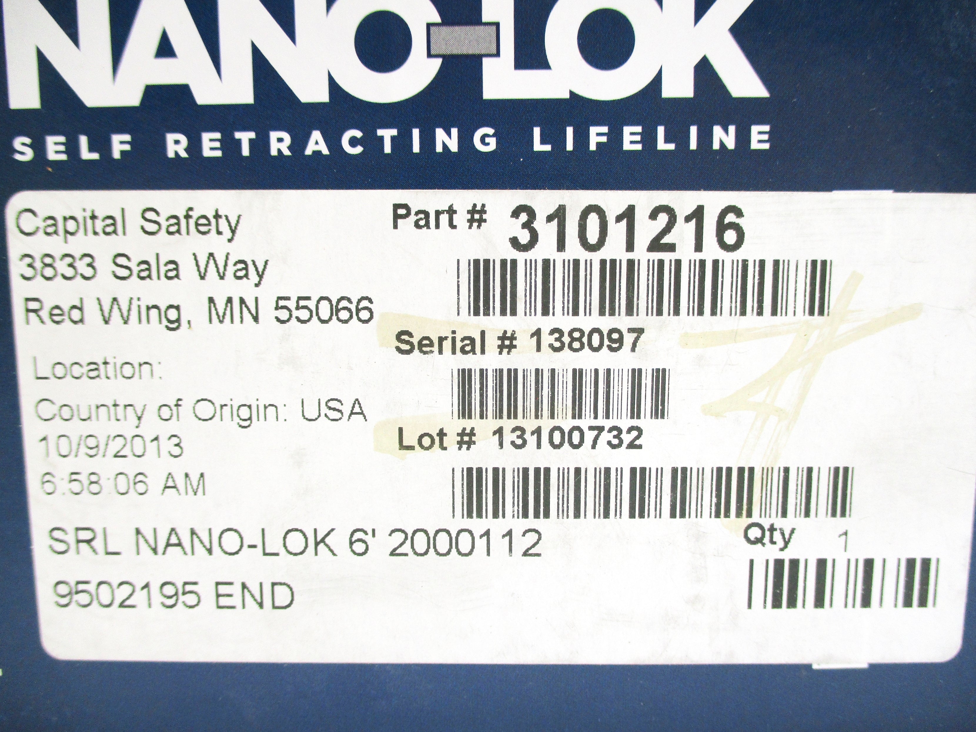 NANO-LOK 3101216 NSMP
