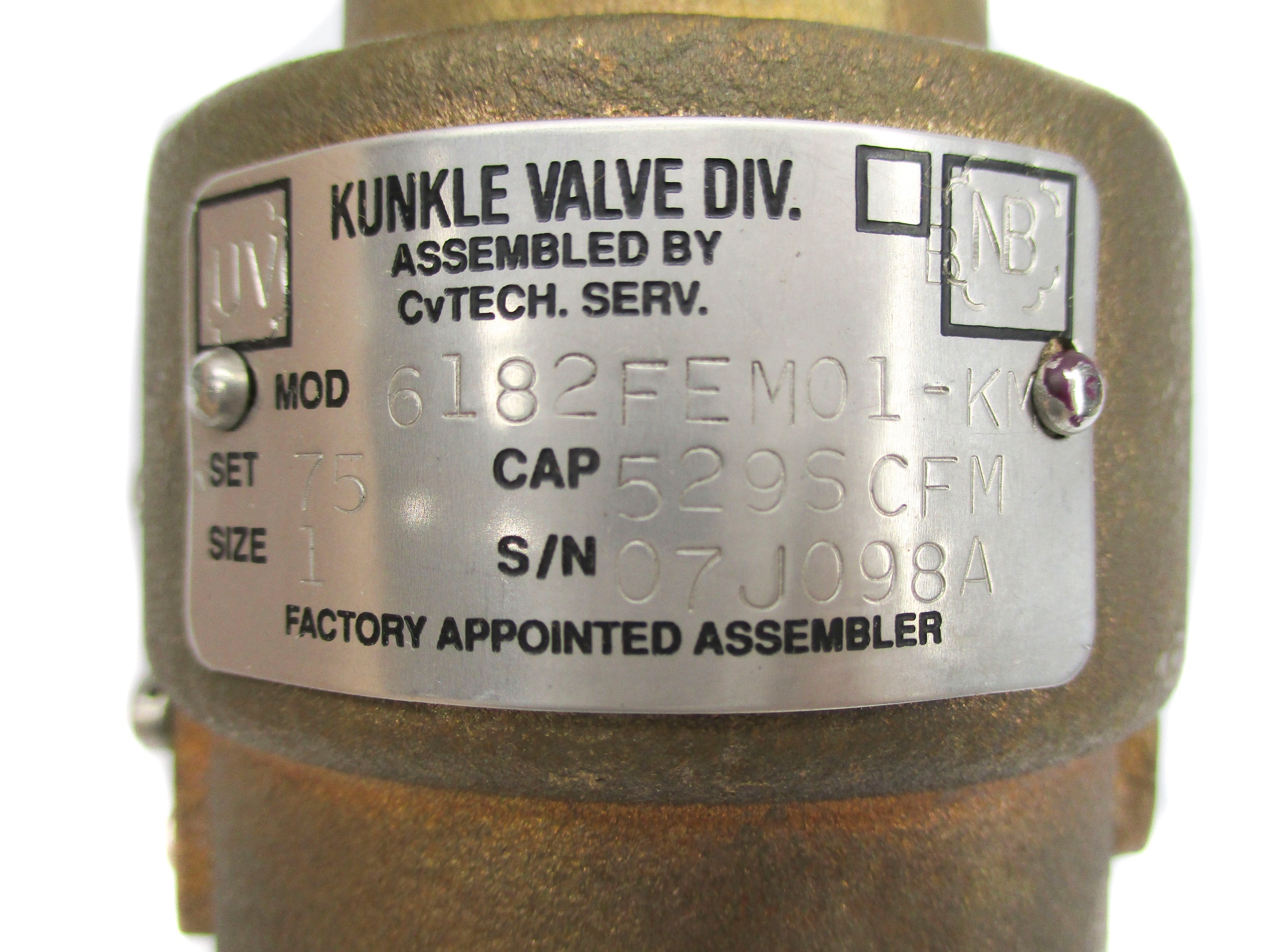 KUNKLE 6182FEM01-KM 75PSI NSNP