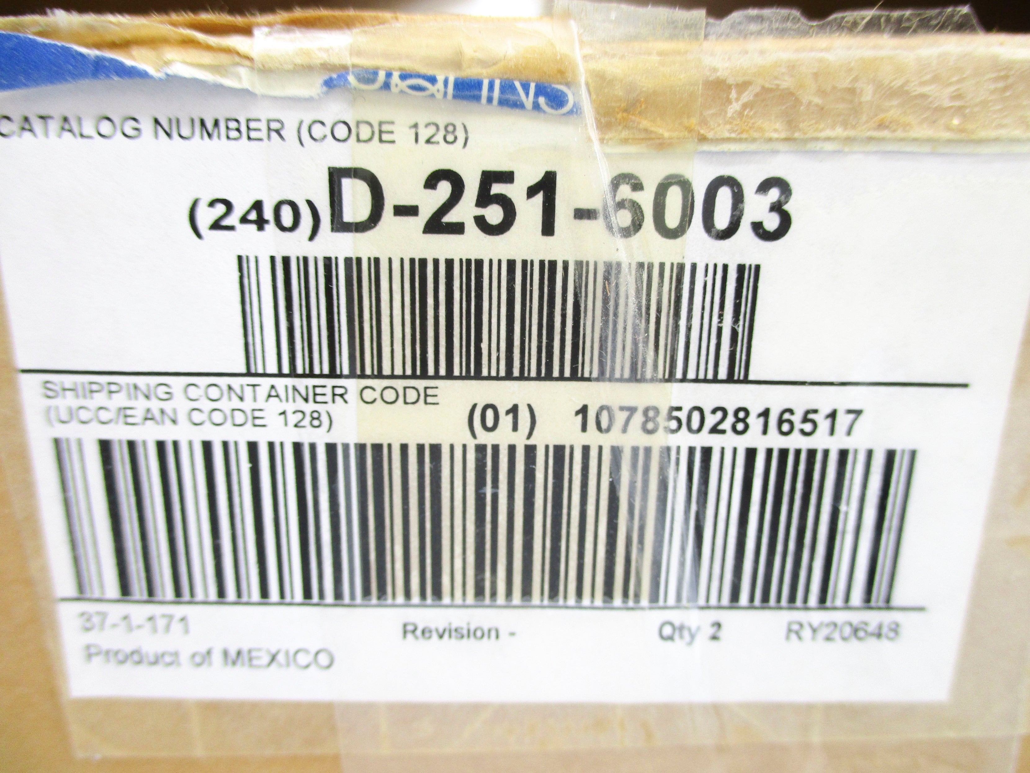 JOHNSON CONTROLS D-251-6003 NSMP
