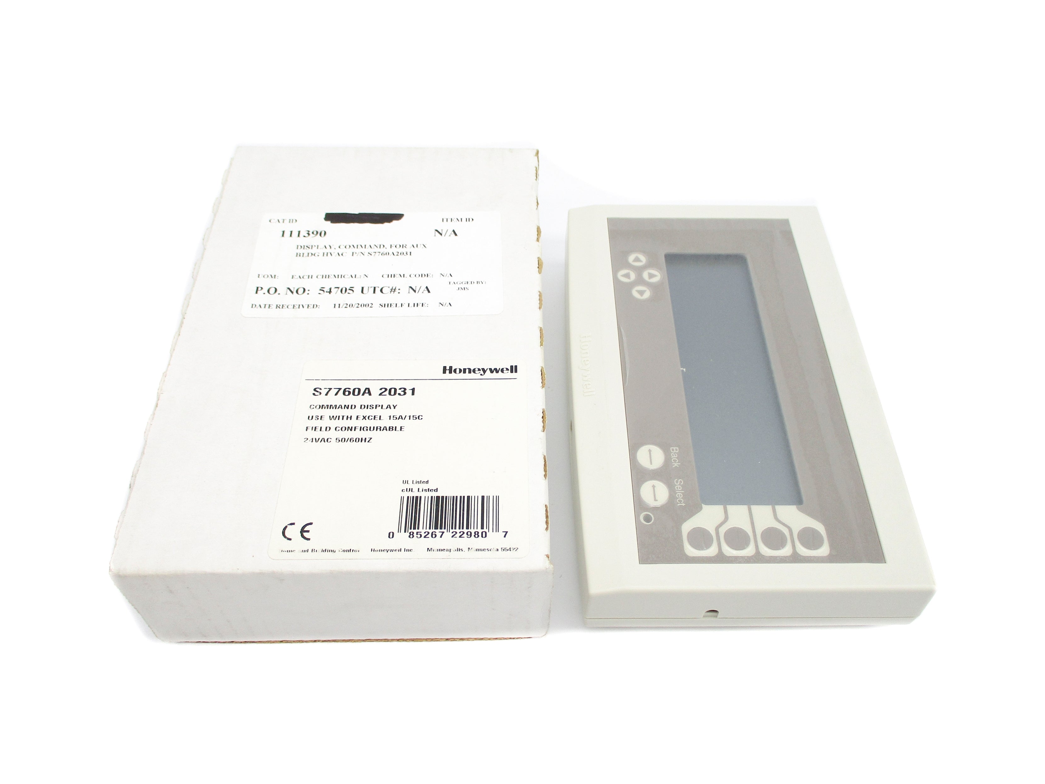 HONEYWELL S7760A2031 NSMP