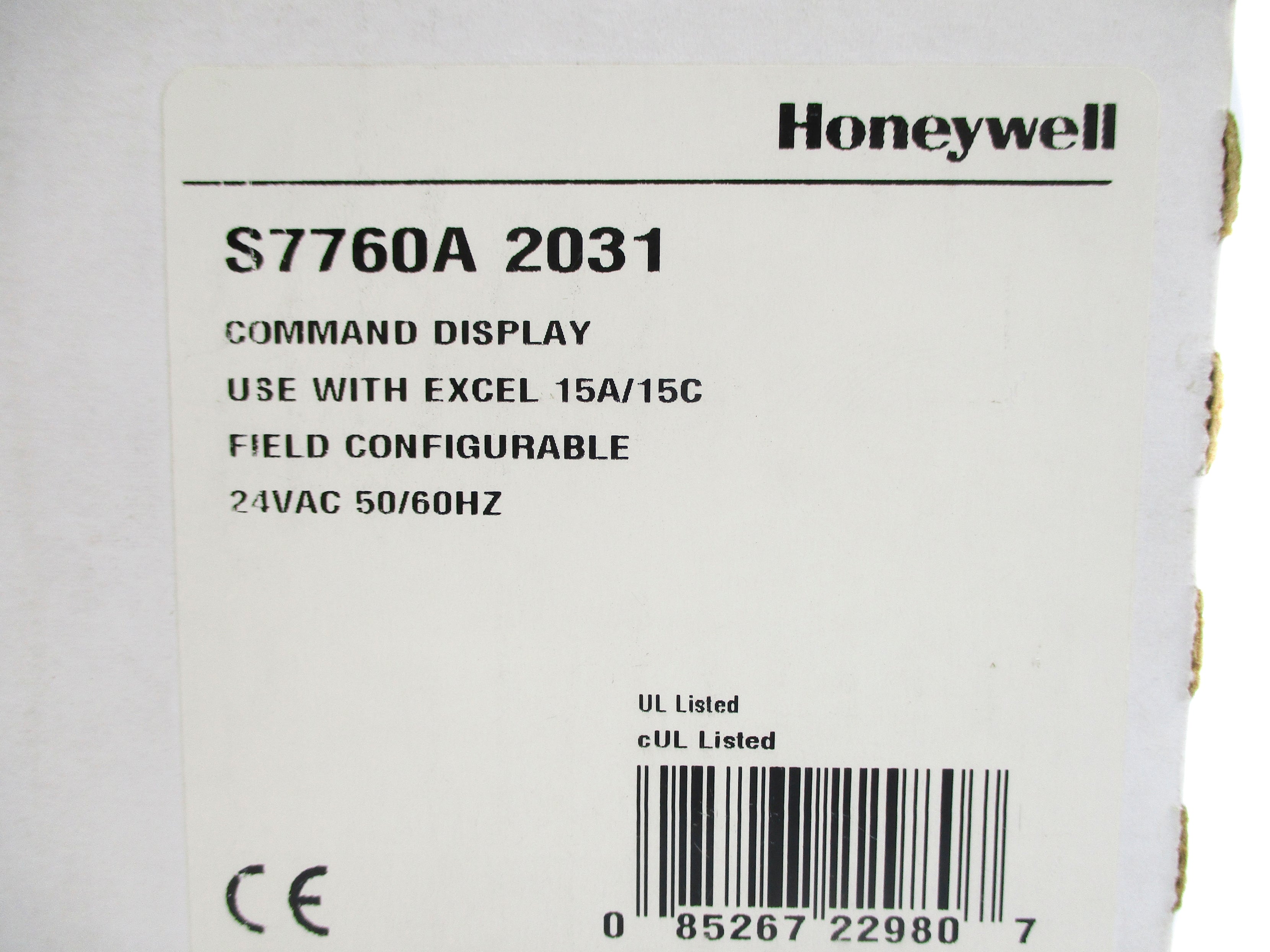 HONEYWELL S7760A2031 NSMP