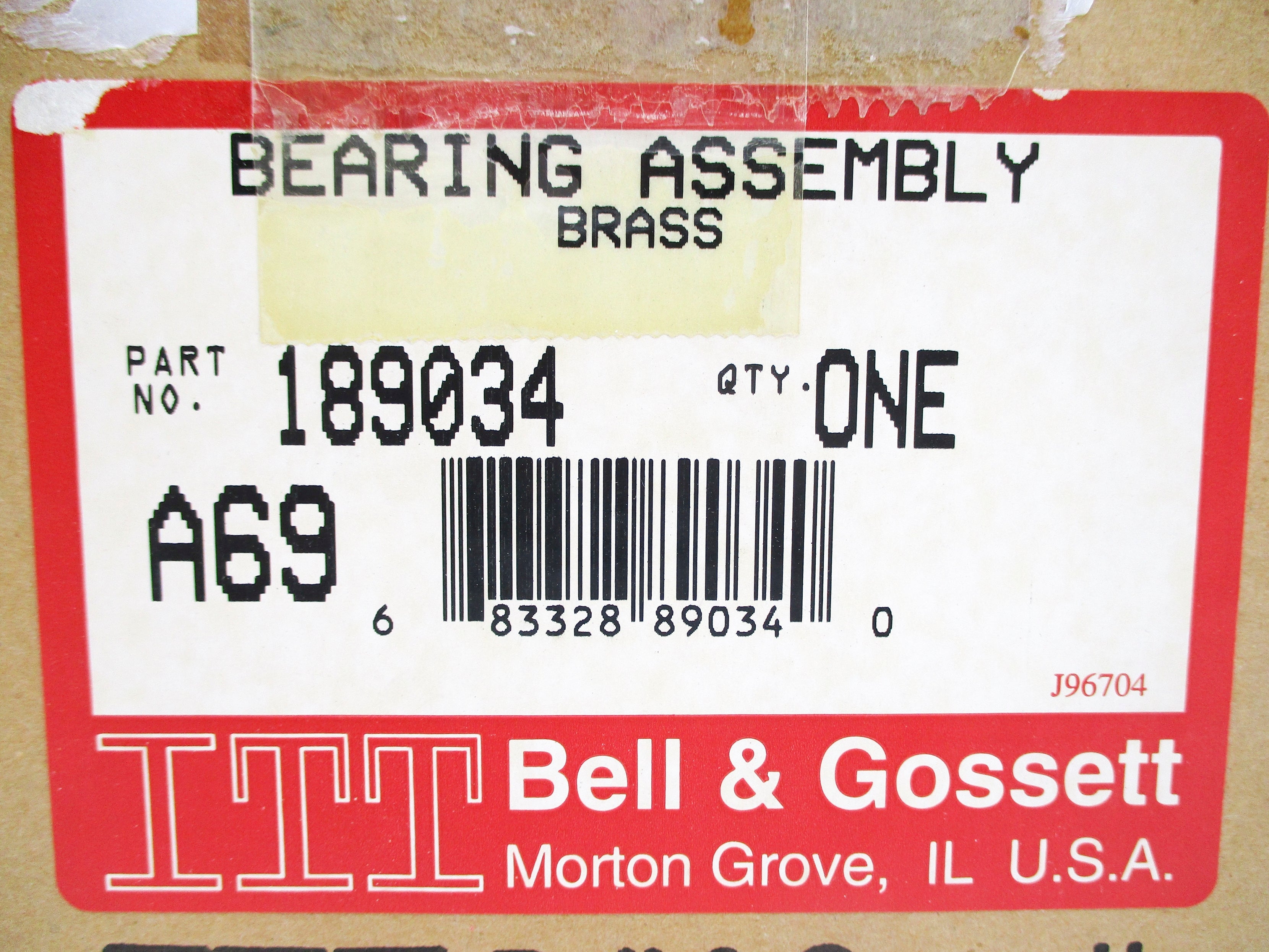 BELL & GOSSETT 189034 NSMP