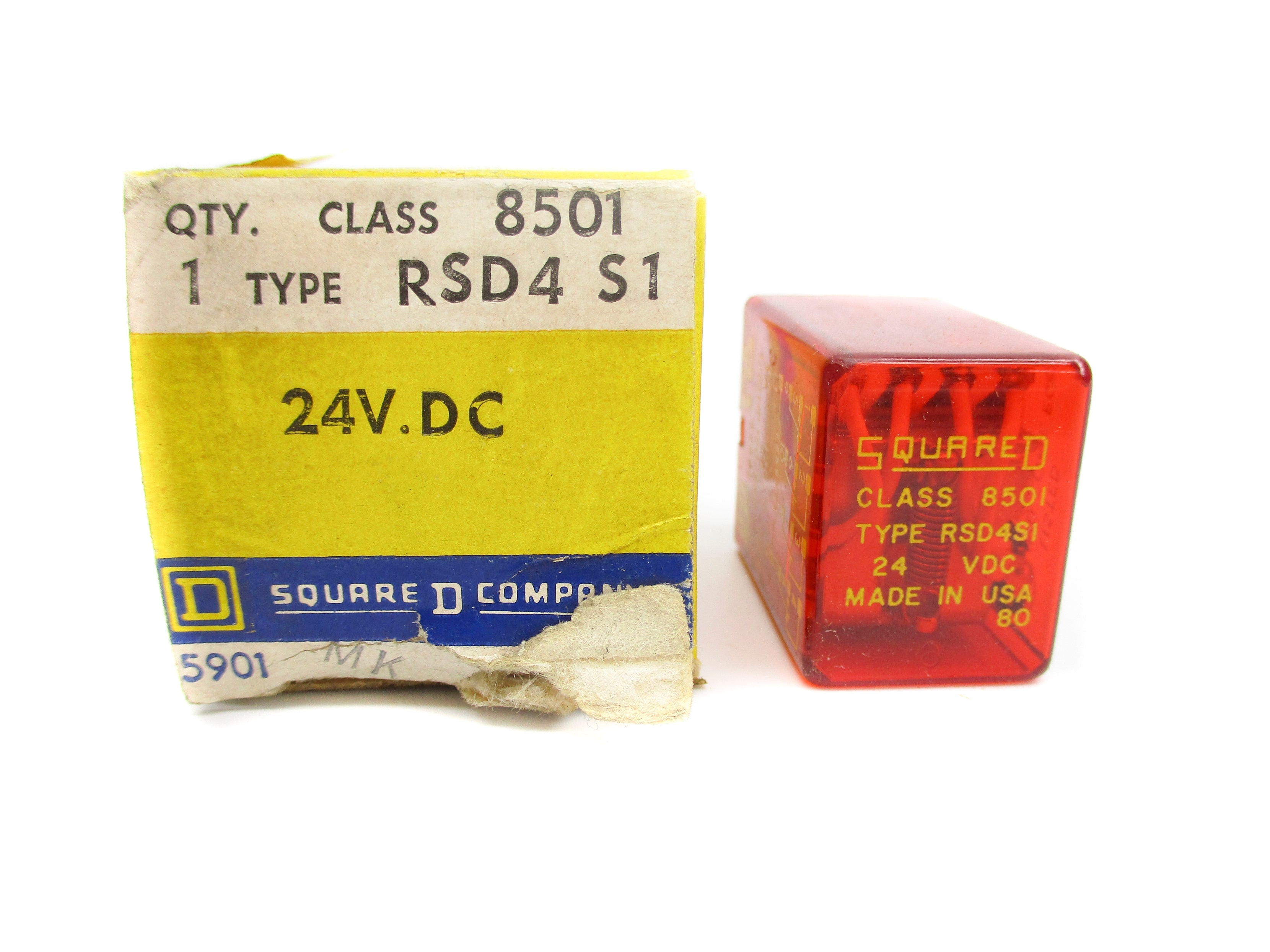 SQUARE D 8501RSD4S1 24VDC NSMP