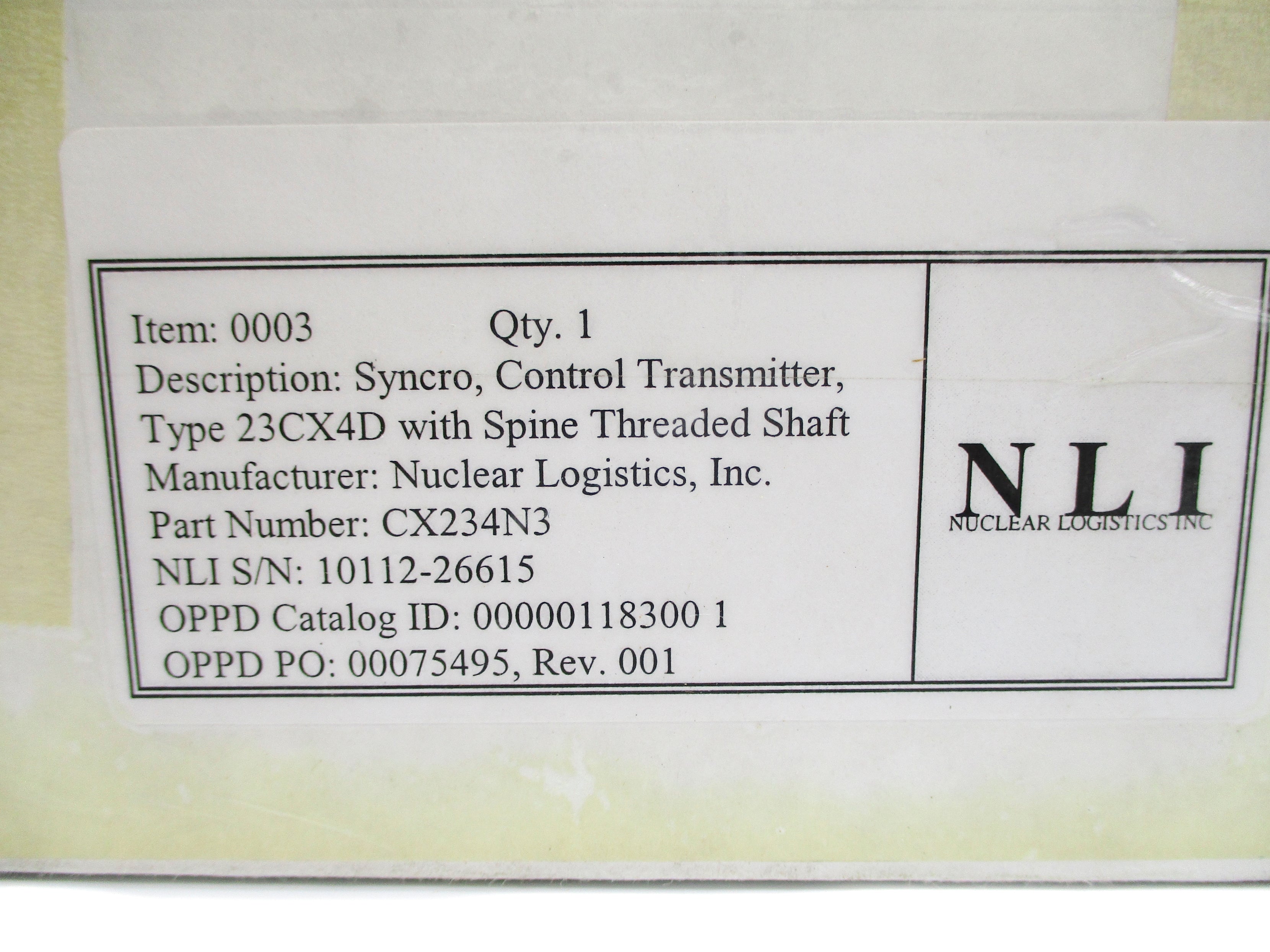 NUCLEAR LOGISTICS 23CX4D NSMP