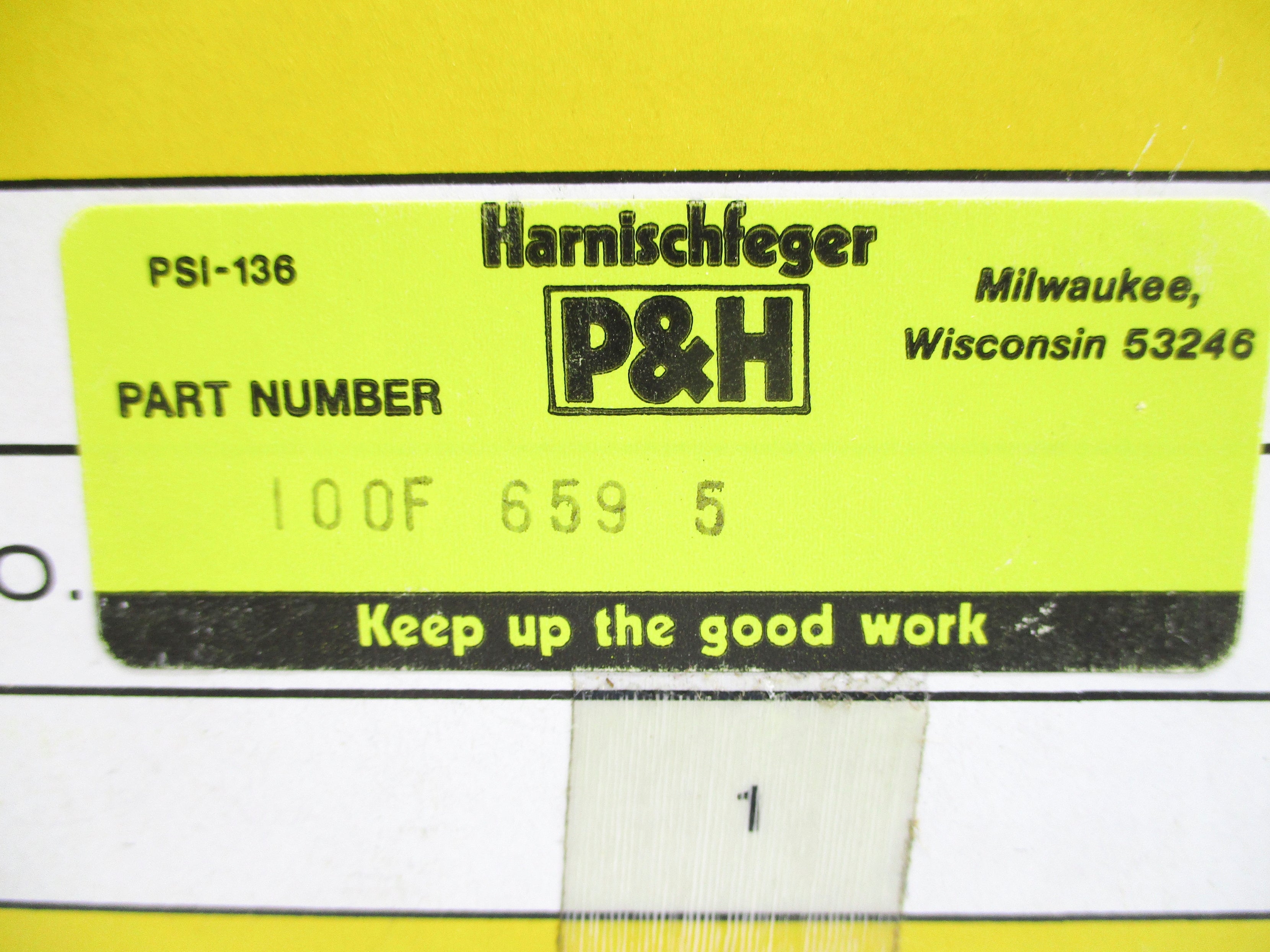 P&H HARNISCHFEGER 100F659-F5 NSMP