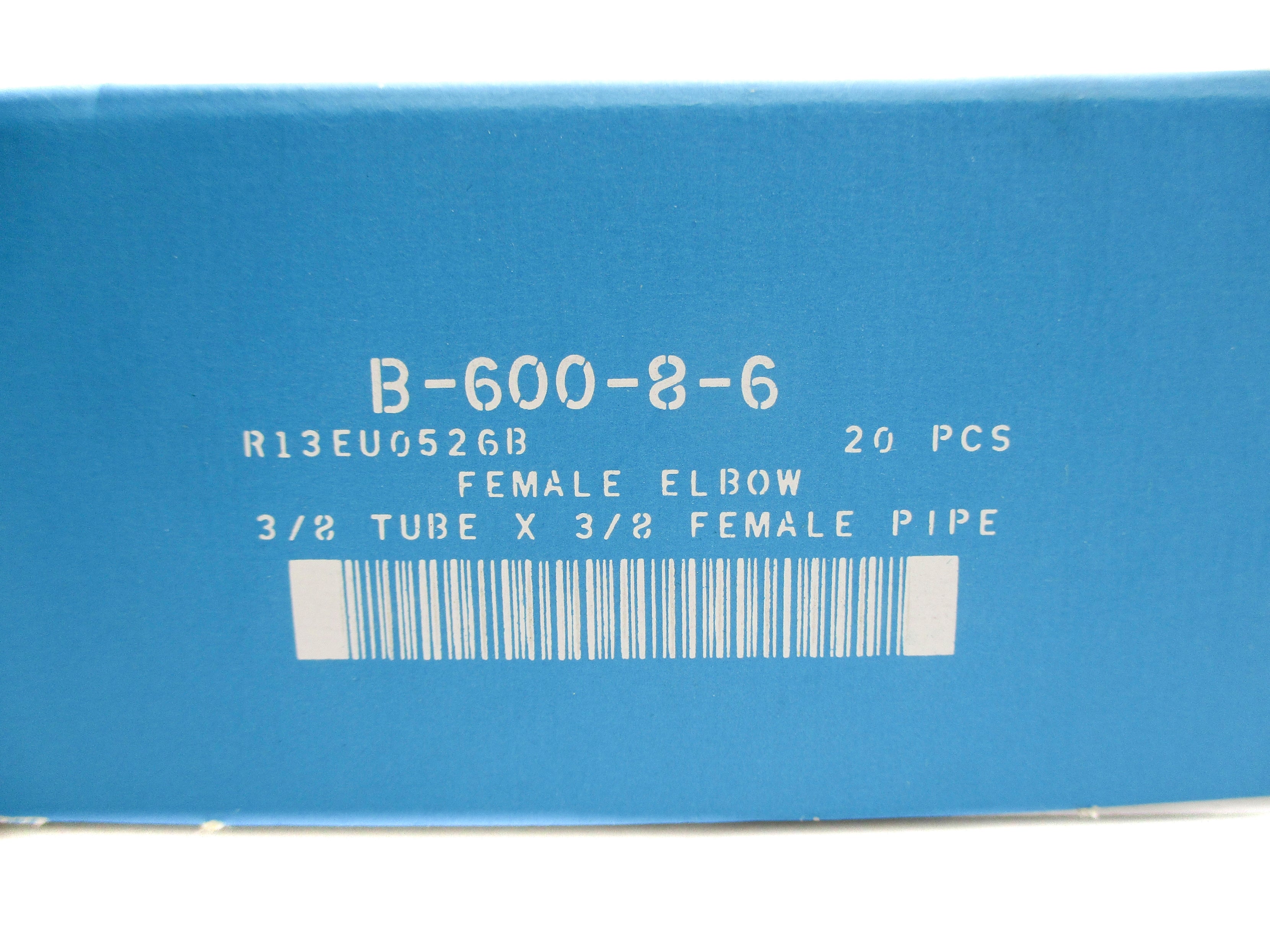 SWAGELOK B-600-8-6 (PKG OF 20) NSMP