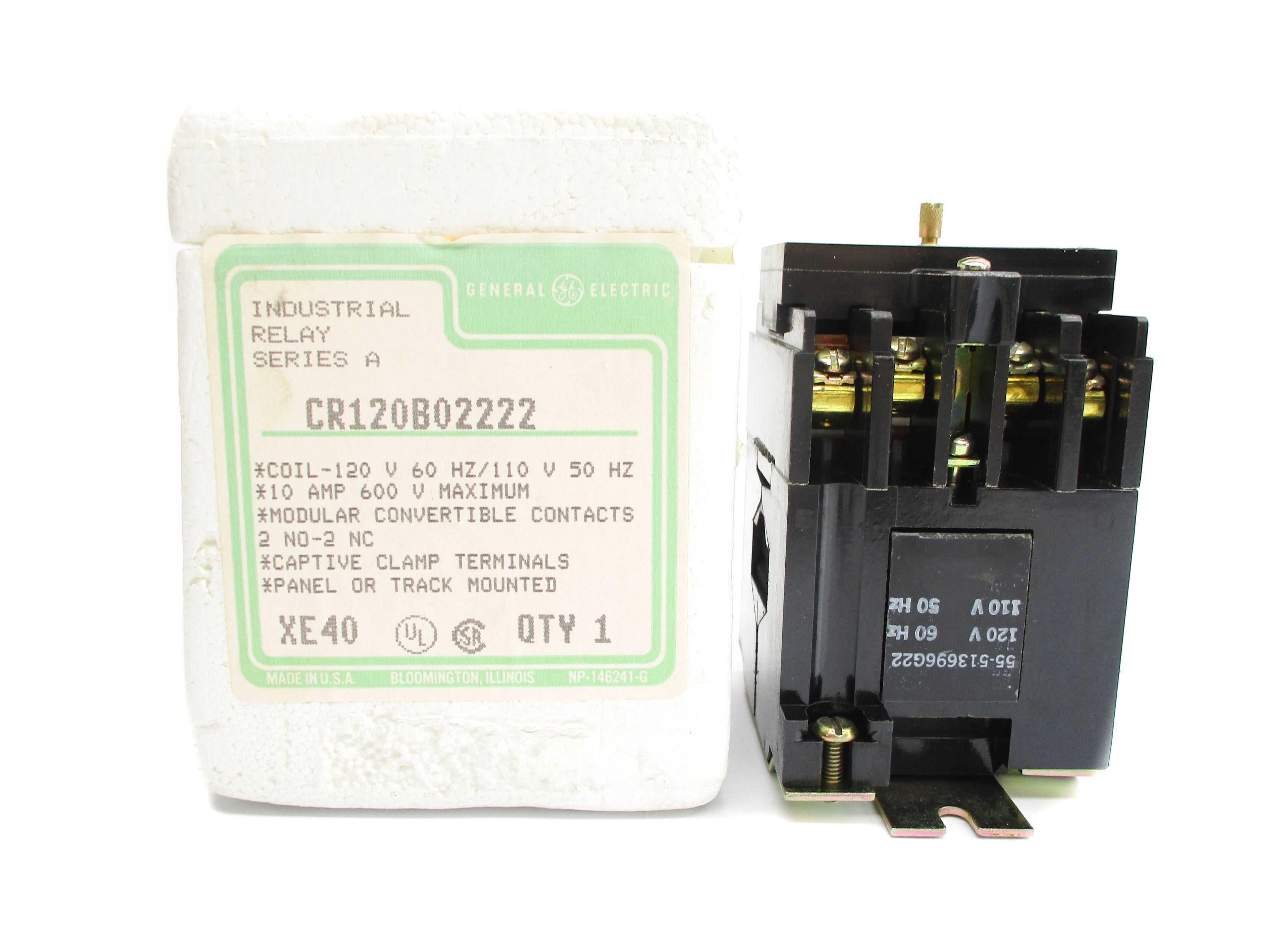GENERAL ELECTRIC CR120B02222 SER. A 110/120V 10A NSMP