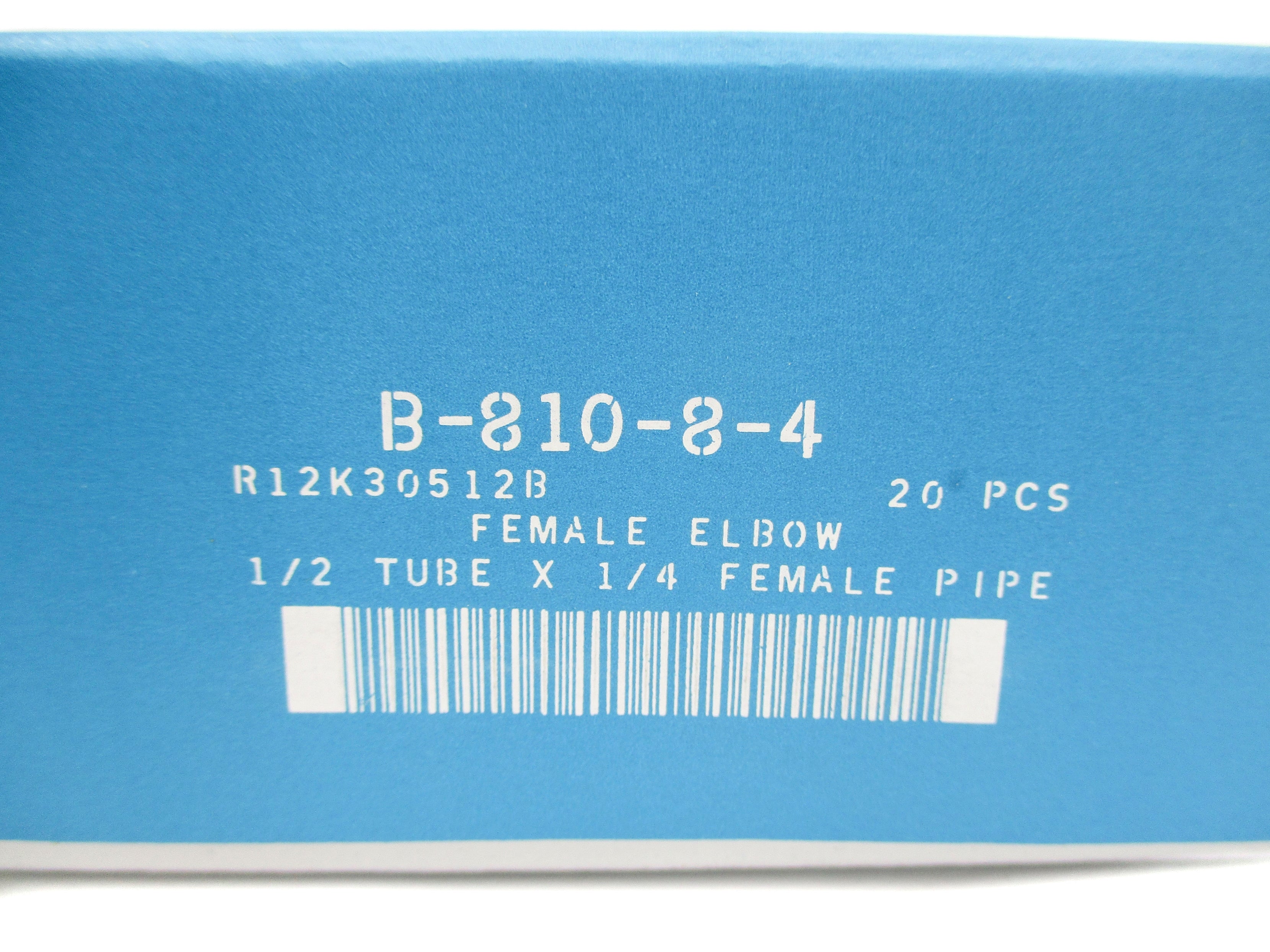 SWAGELOK B-810-8-4 (PKG OF 20) NSMP