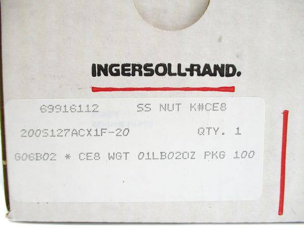INGERSOLL-RAND 200S127ACX1F-20 NSMP
