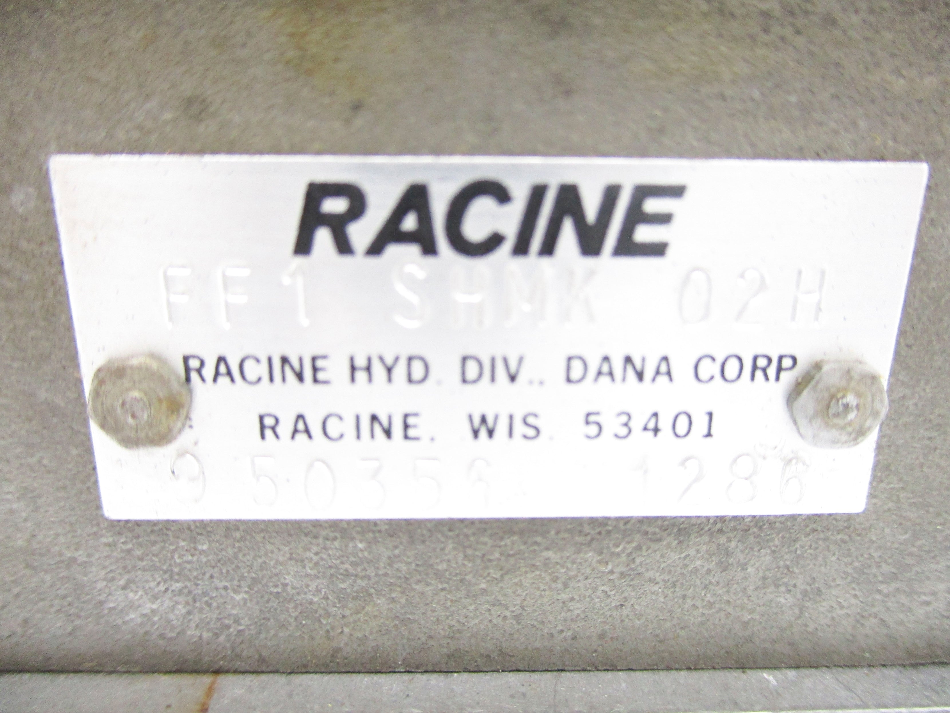 RACINE FF1SHMK02H NSNP