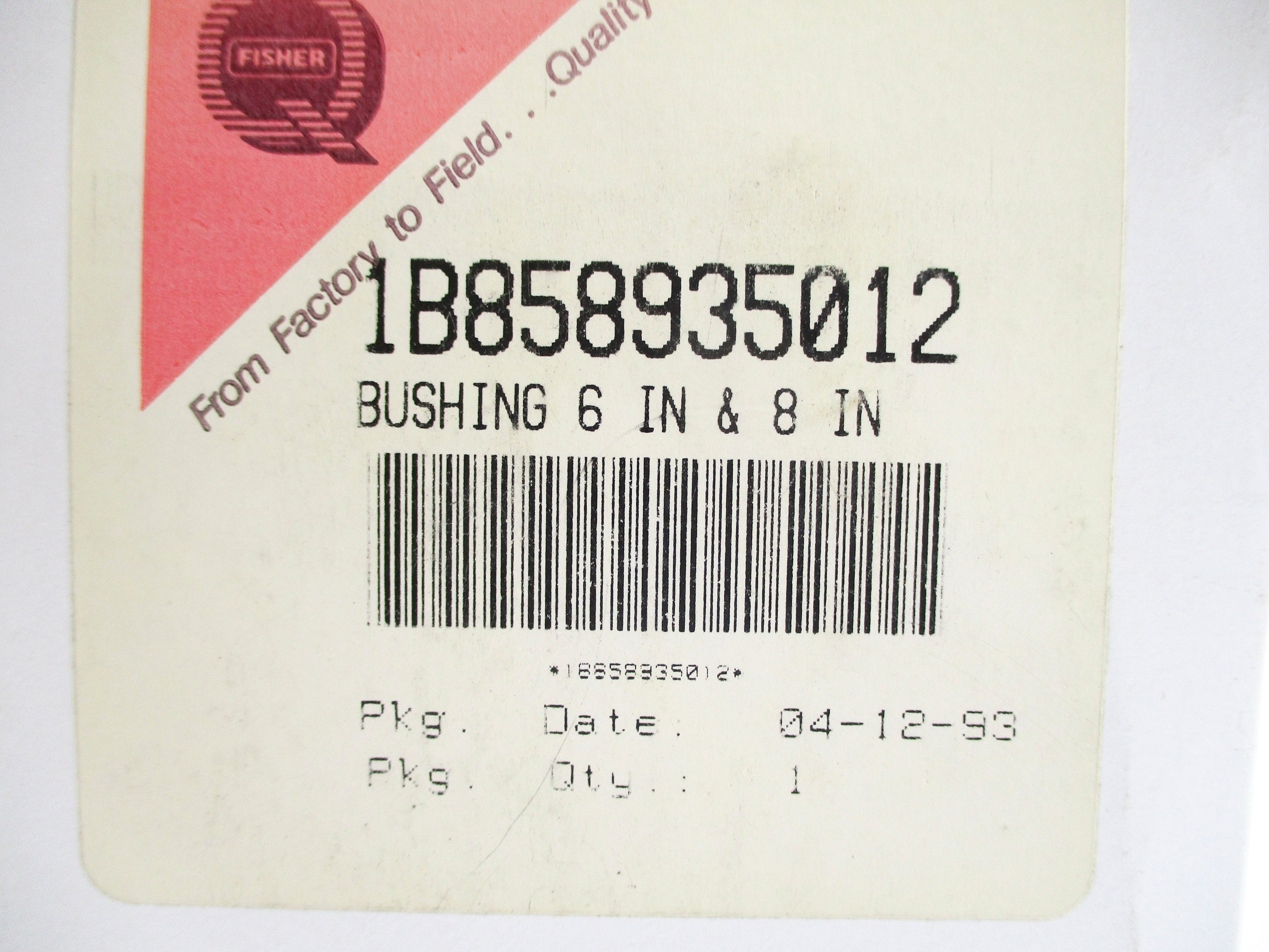 FISHER 1B858935012 NSFS